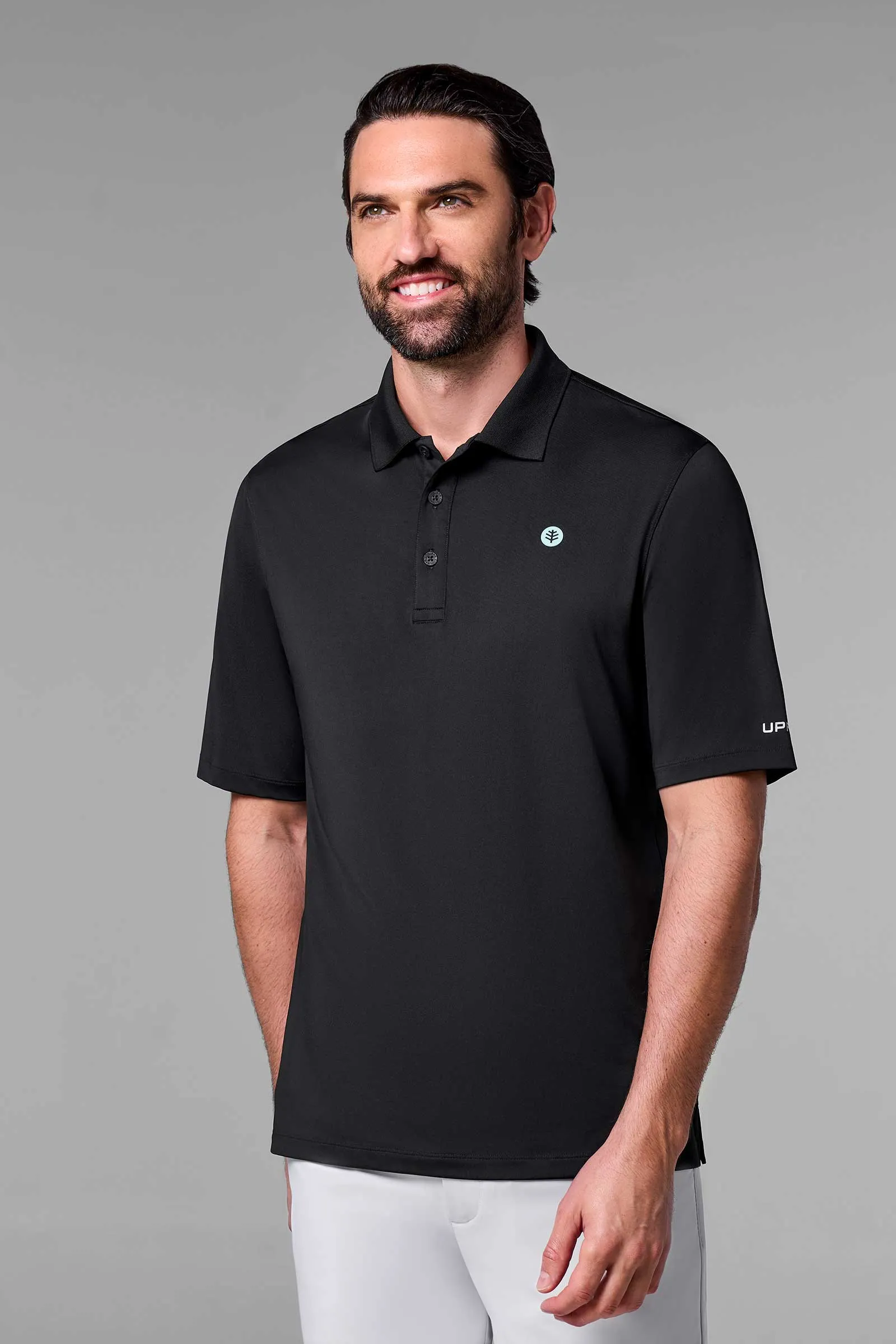 Men's Erodym Short Sleeve Polo | Black