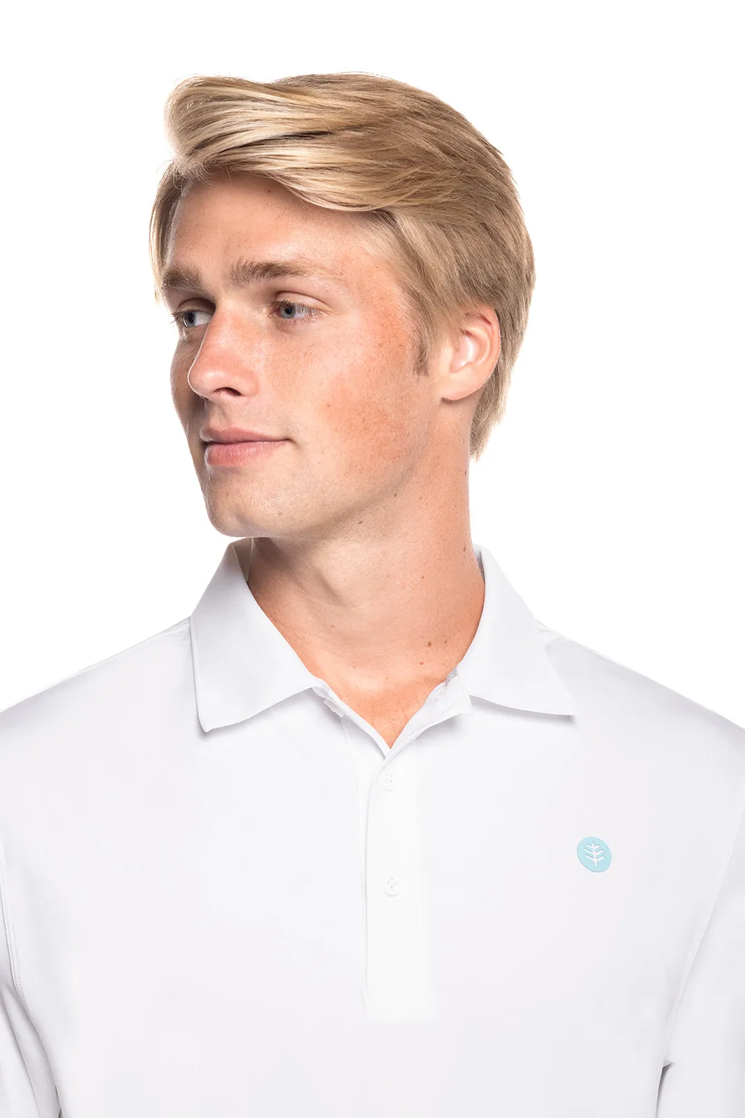 Men's Erodym Short Sleeve Polo | White