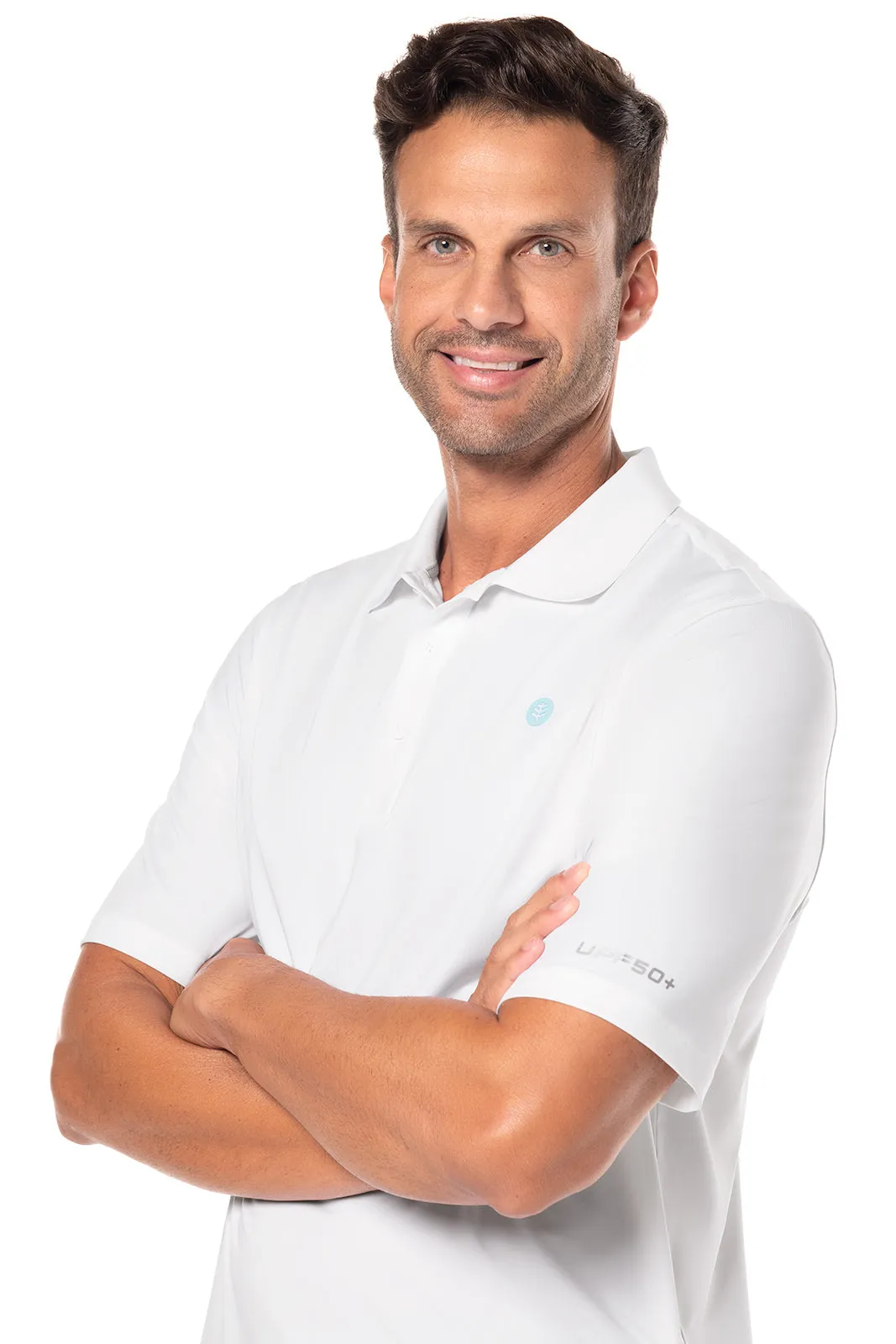 Men's Erodym Short Sleeve Polo | White