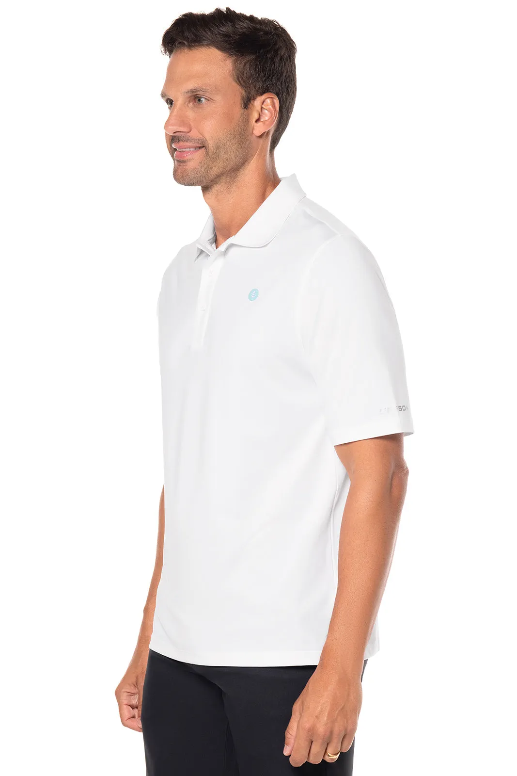 Men's Erodym Short Sleeve Polo | White