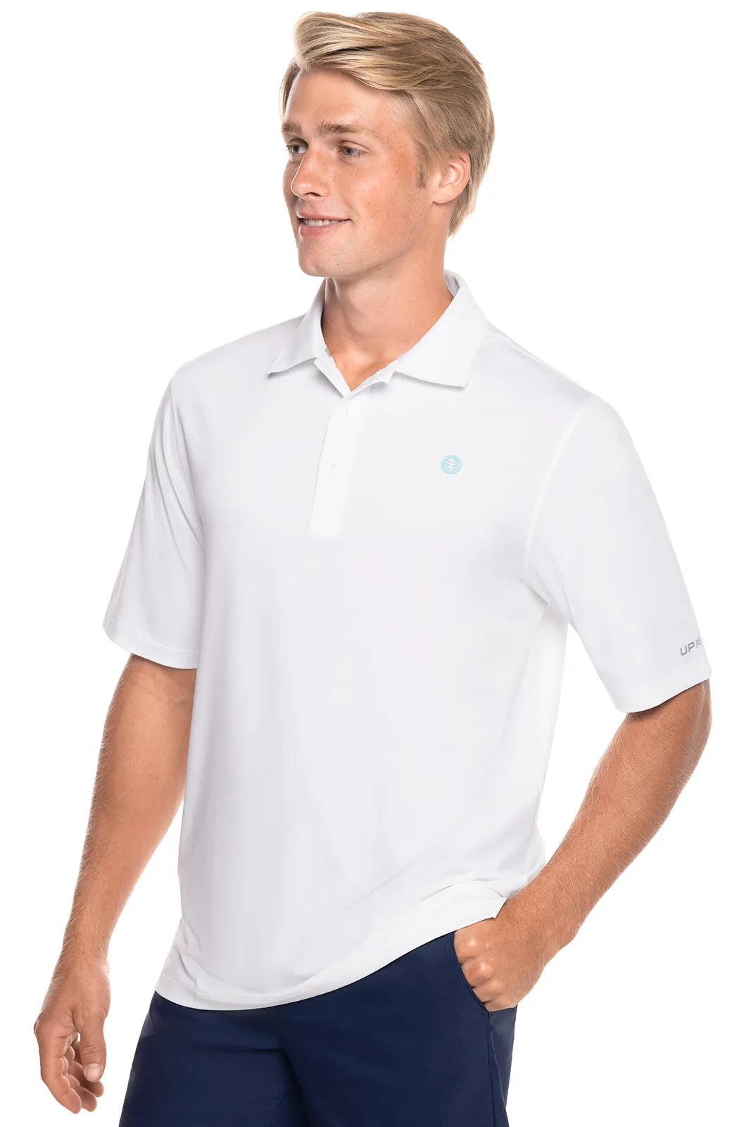 Men's Erodym Short Sleeve Polo | White