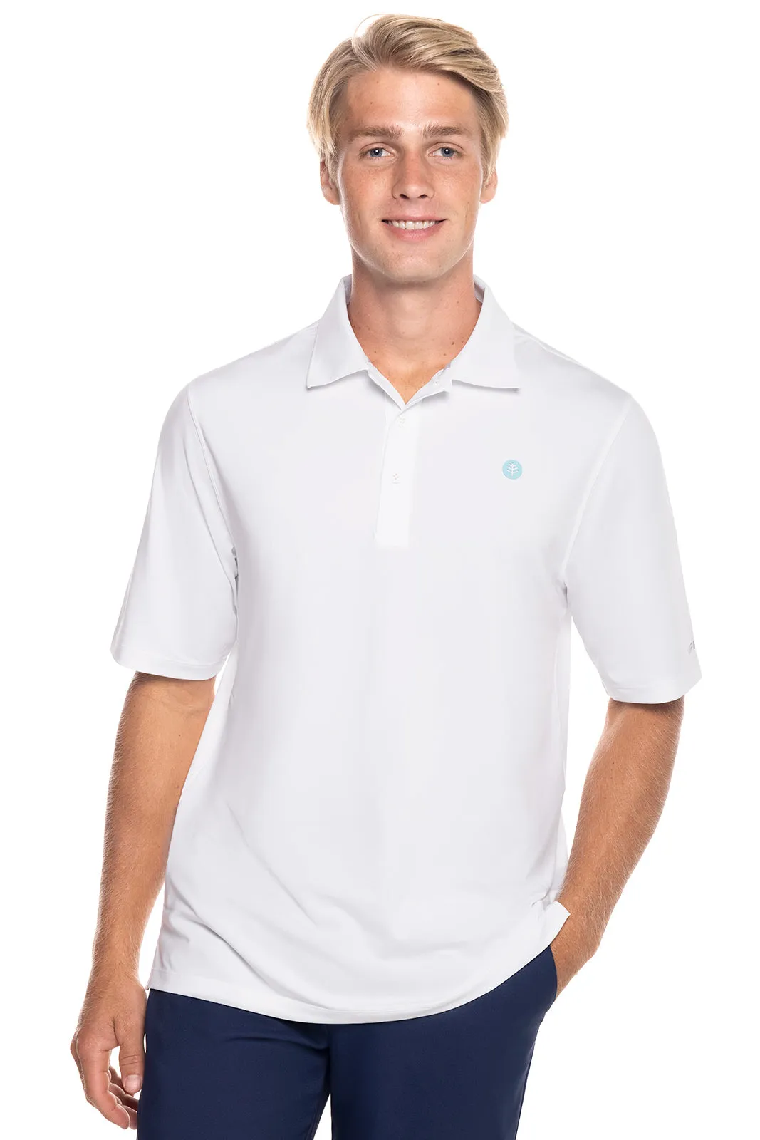 Men's Erodym Short Sleeve Polo | White