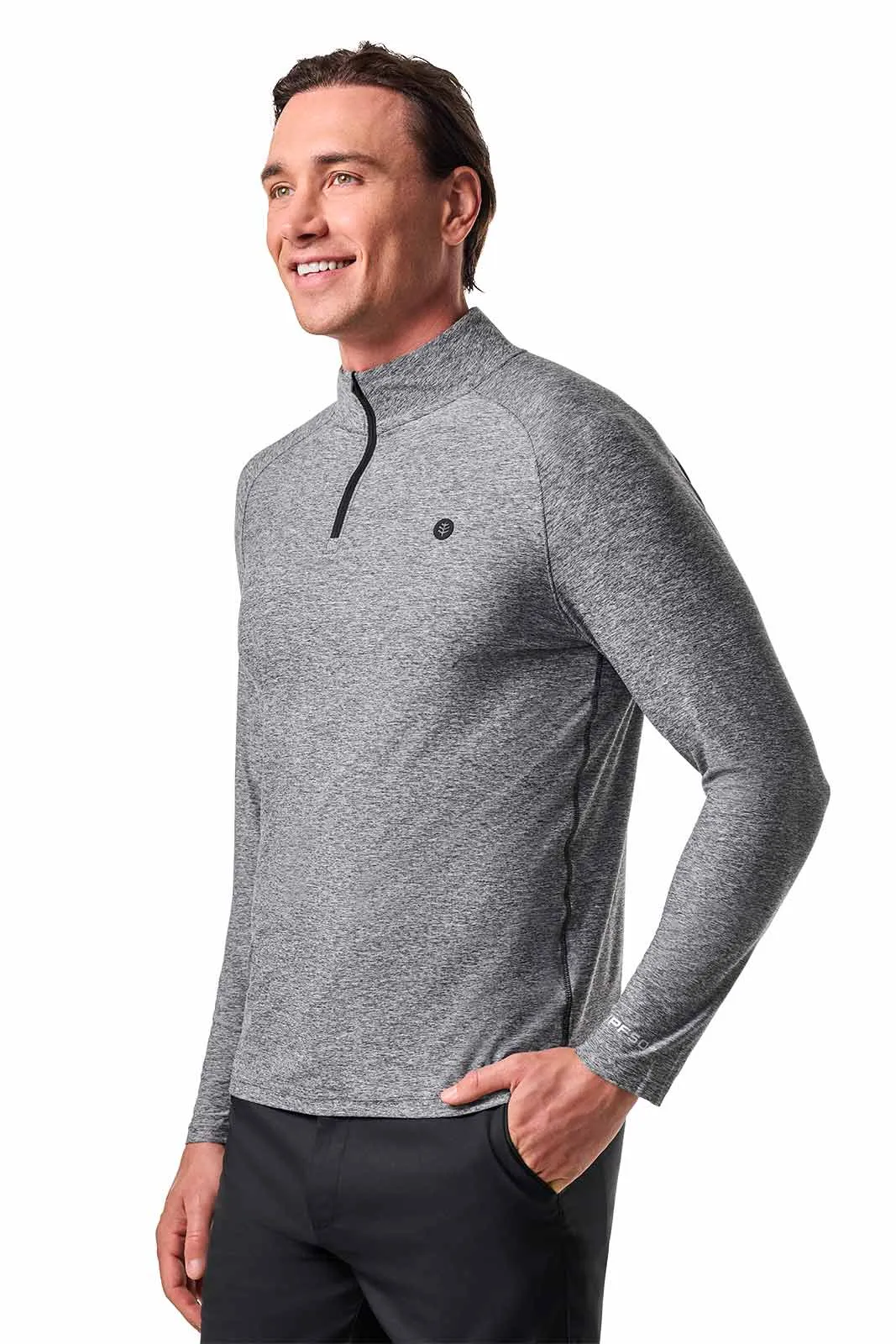 Men's Fairway Golf Pullover | Charcoal