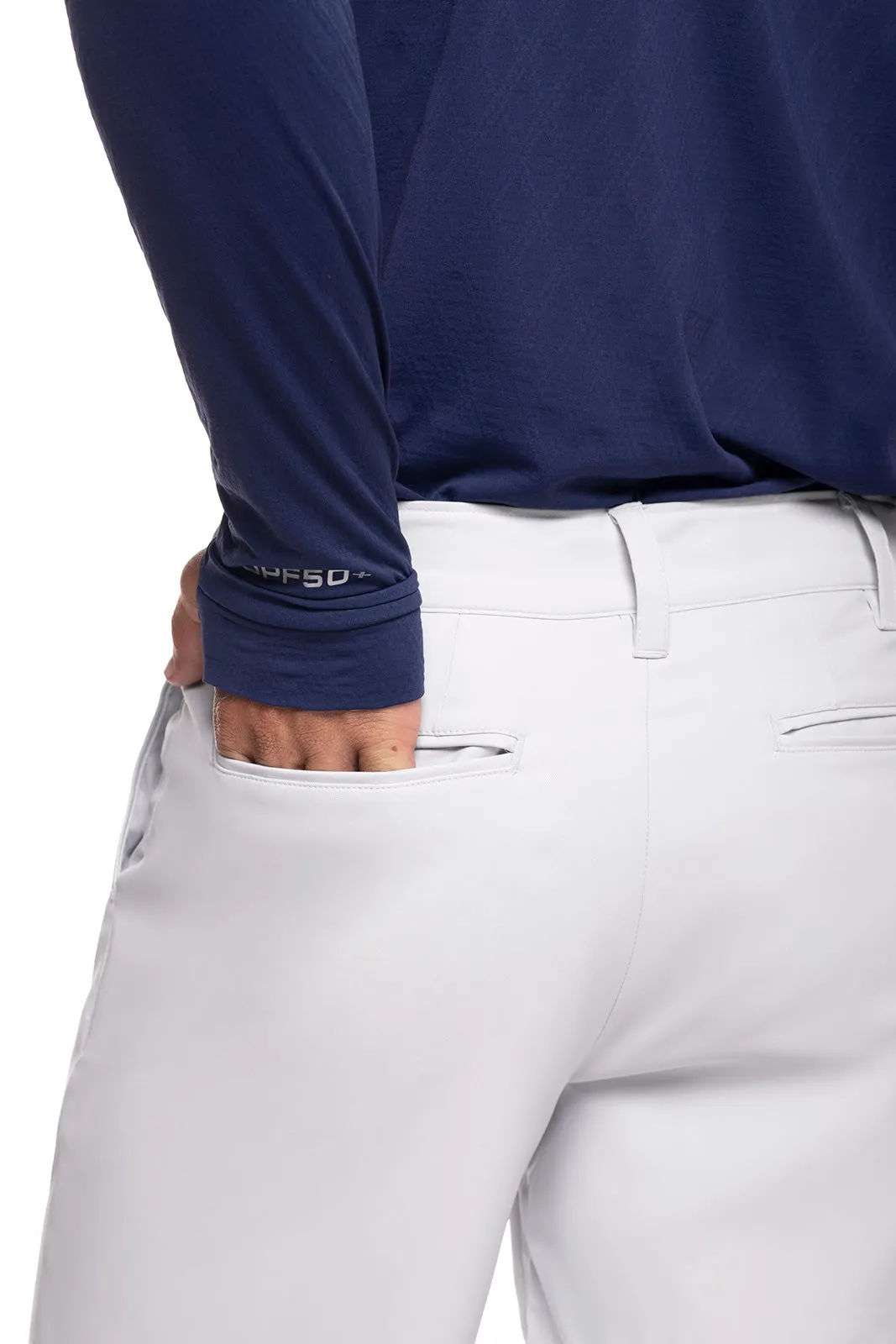 Men's Flaig Golf Short | Sand Grey