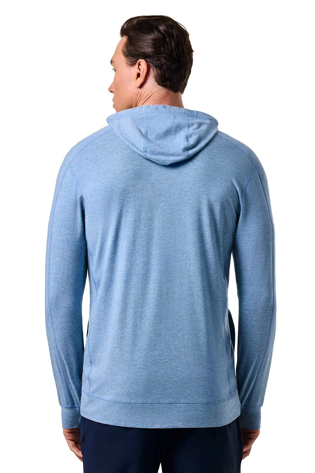 Men's LumaLeo Zip-Up Hoodie | Light Blue Heather