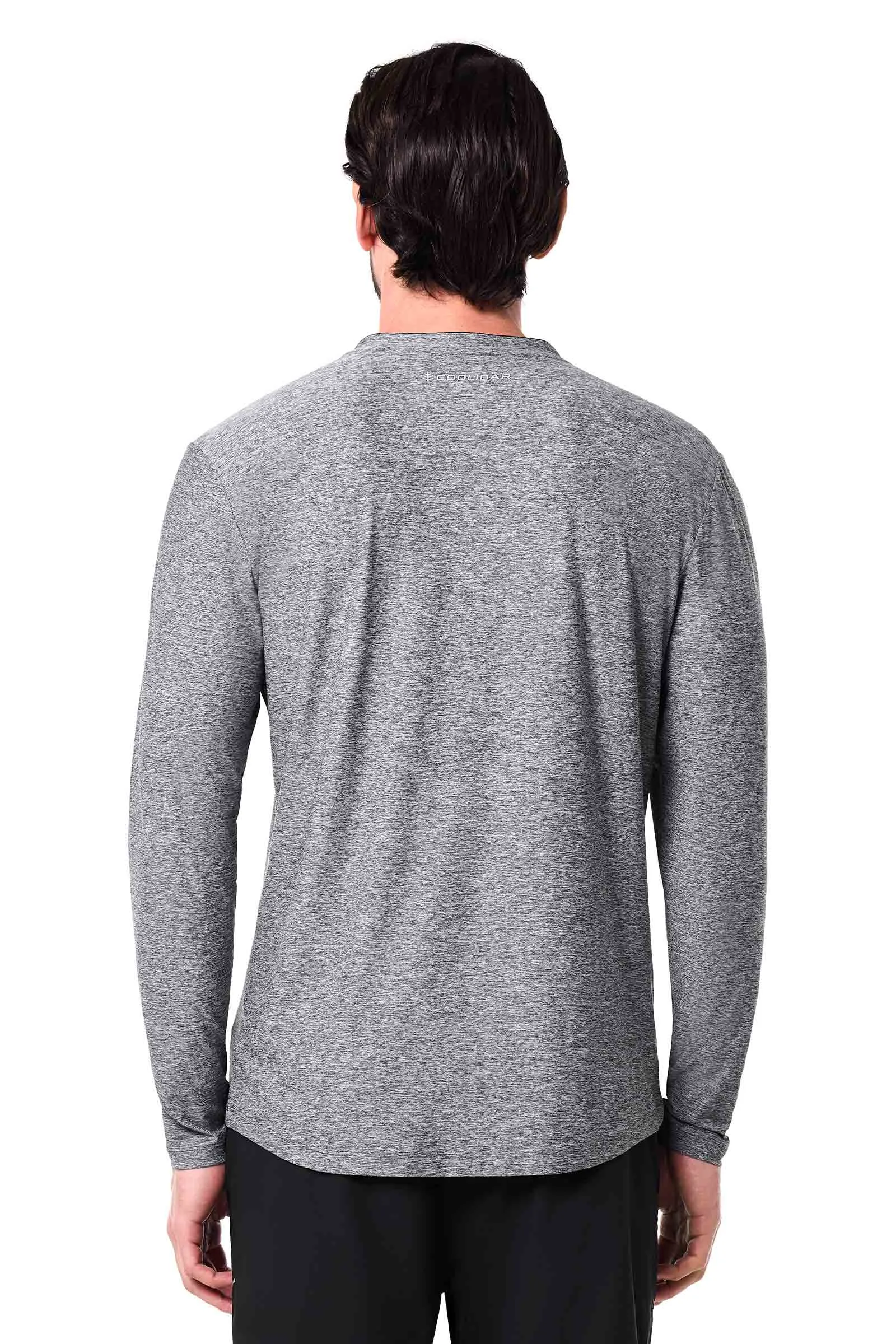 Men's Tiebreaker Long Sleeve Tee | Charcoal Heather