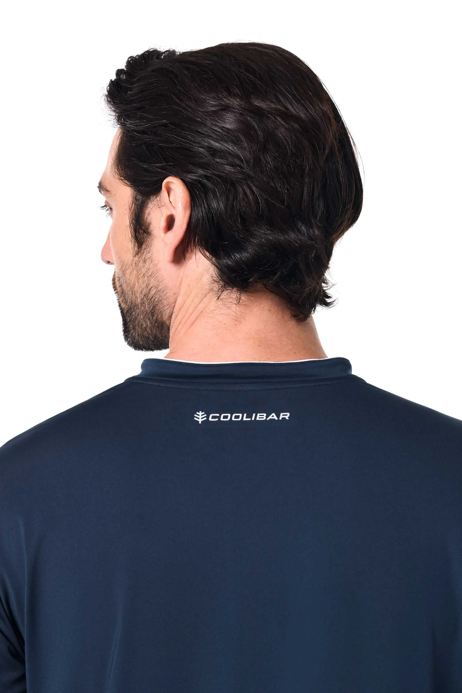 Men's Tiebreaker Long Sleeve Tee | Navy