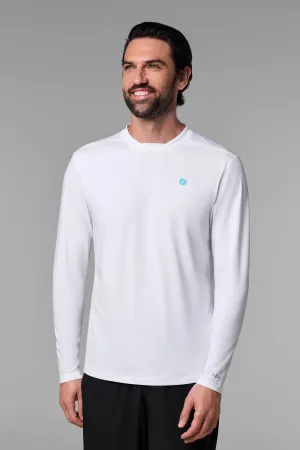 Men's Tiebreaker Long Sleeve Tee | White