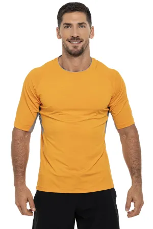Men's Ultimate Short Sleeve Rash Guard | Apricot Crush Line