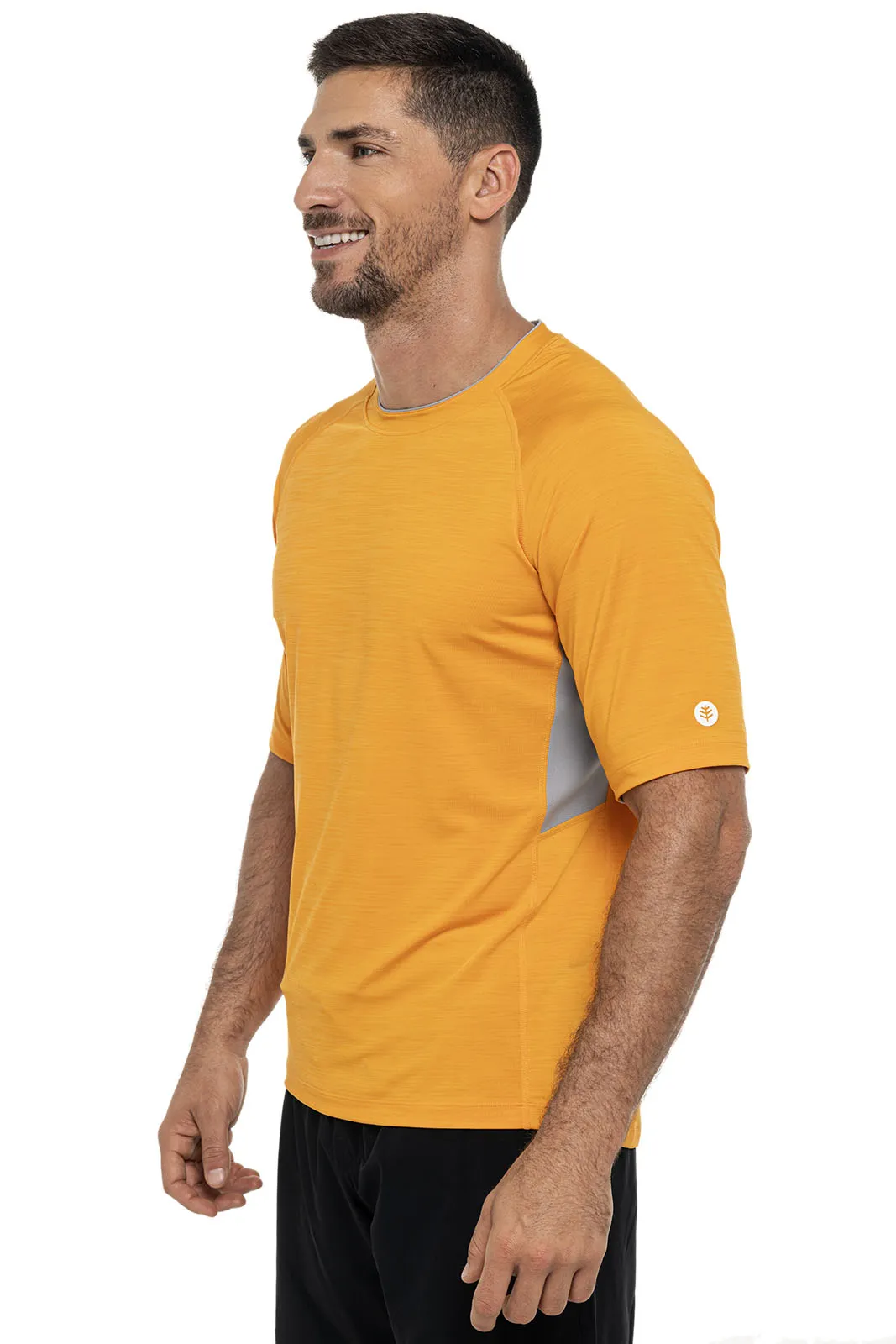 Men's Ultimate Short Sleeve Rash Guard | Apricot Crush Line