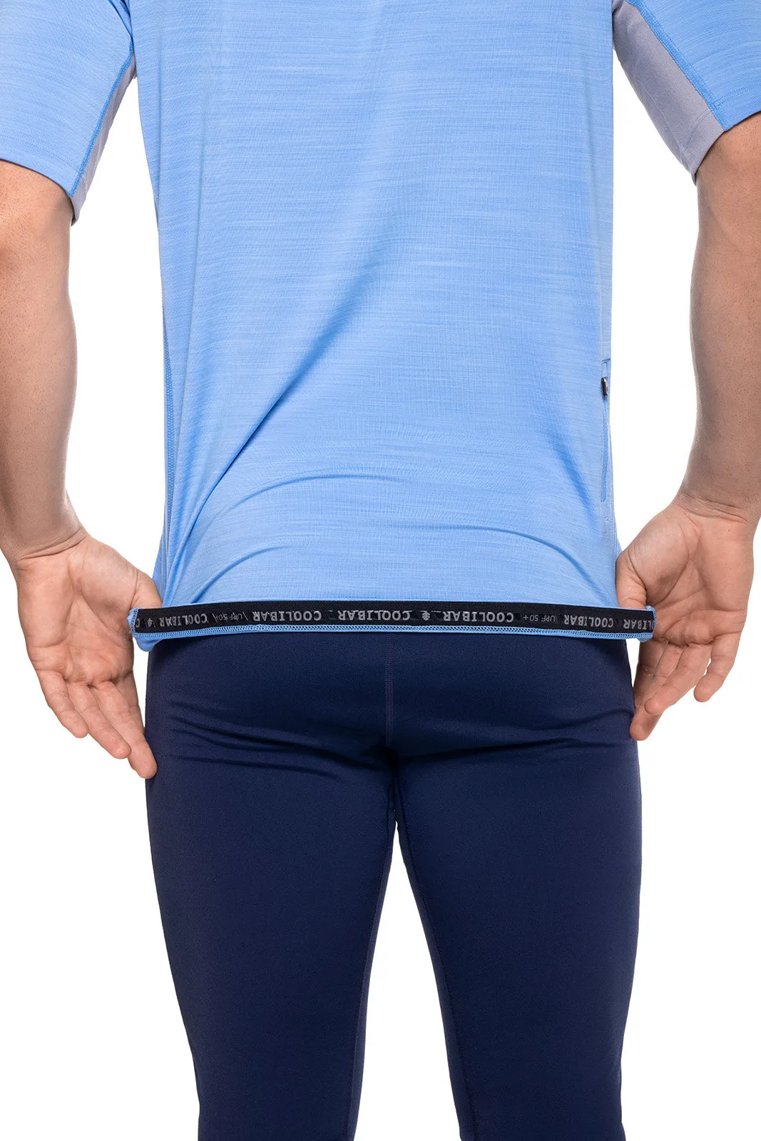 Men's Ultimate Short Sleeve Rash Guard | Surf Blue Line