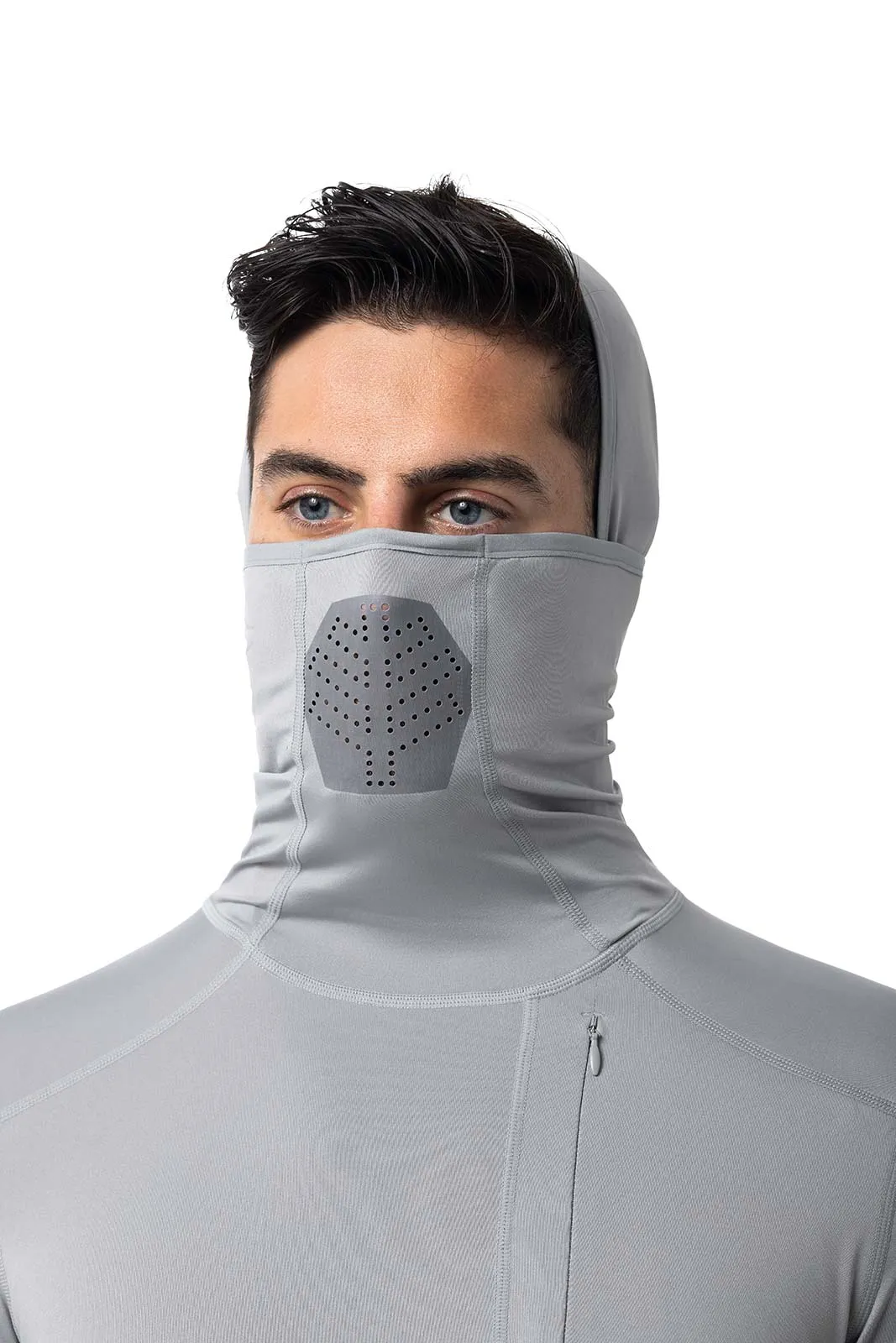 Men's Vented Andros Fishing Hoodie | Slate