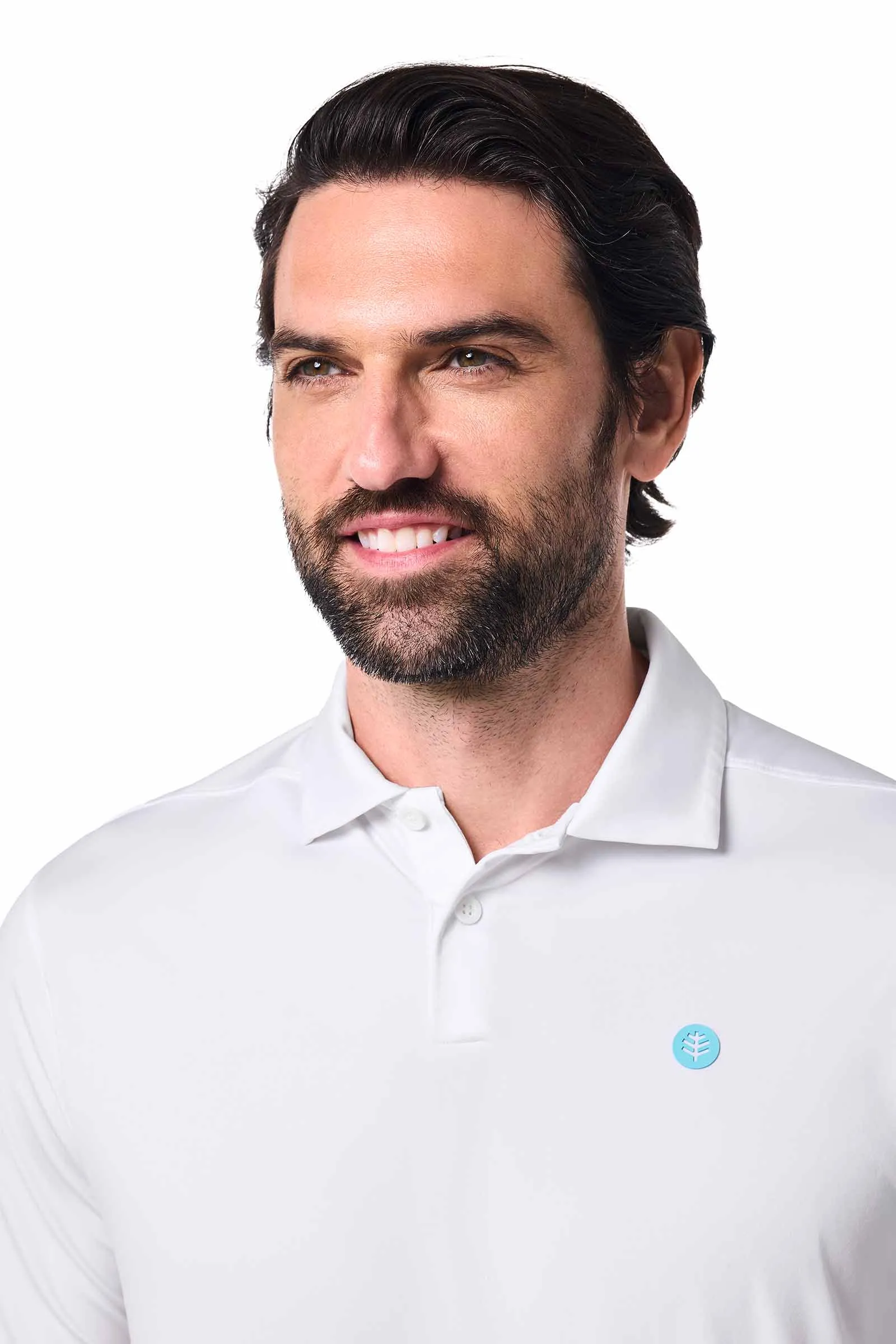 Men's Victory Lap Short Sleeve Polo | White