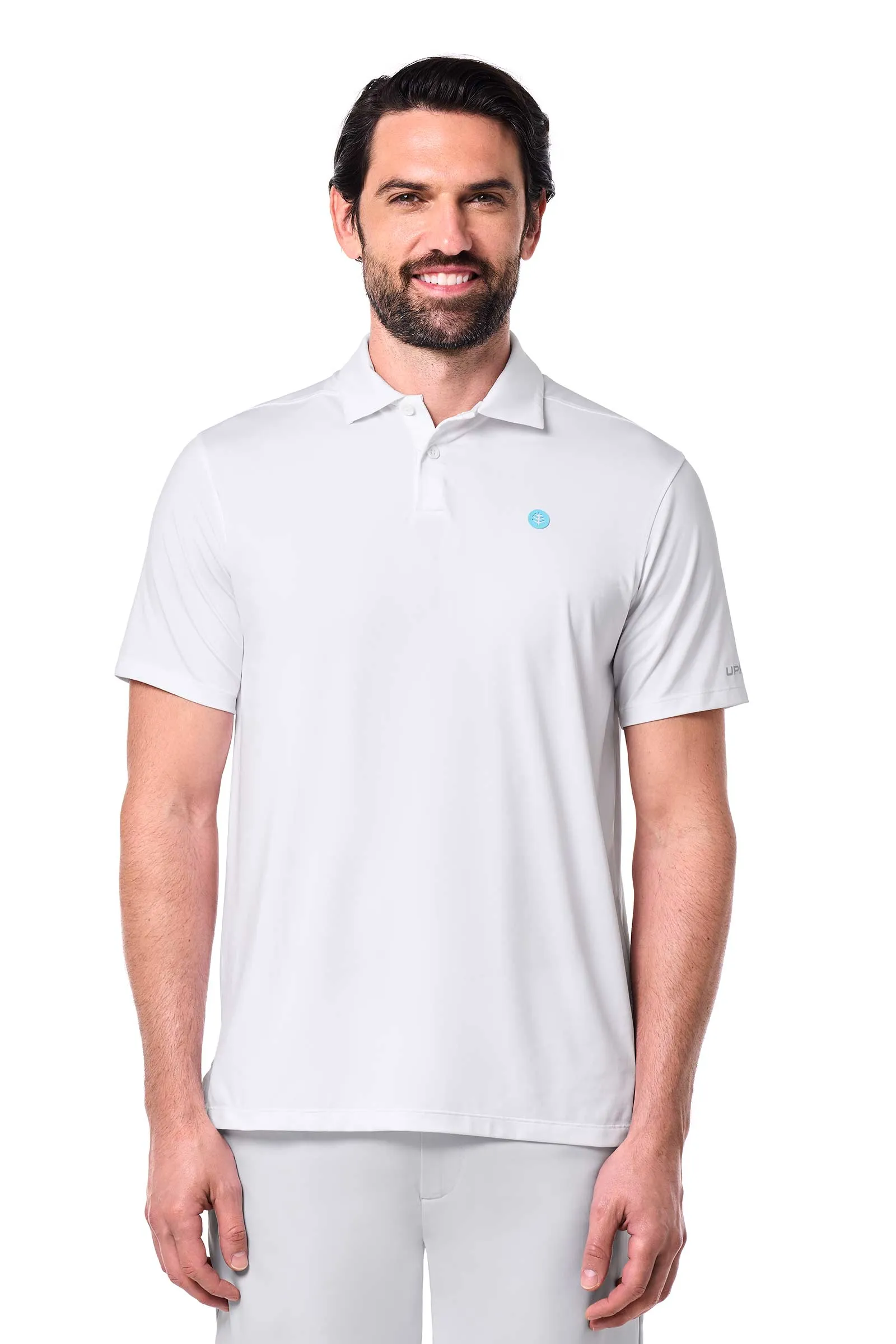 Men's Victory Lap Short Sleeve Polo | White