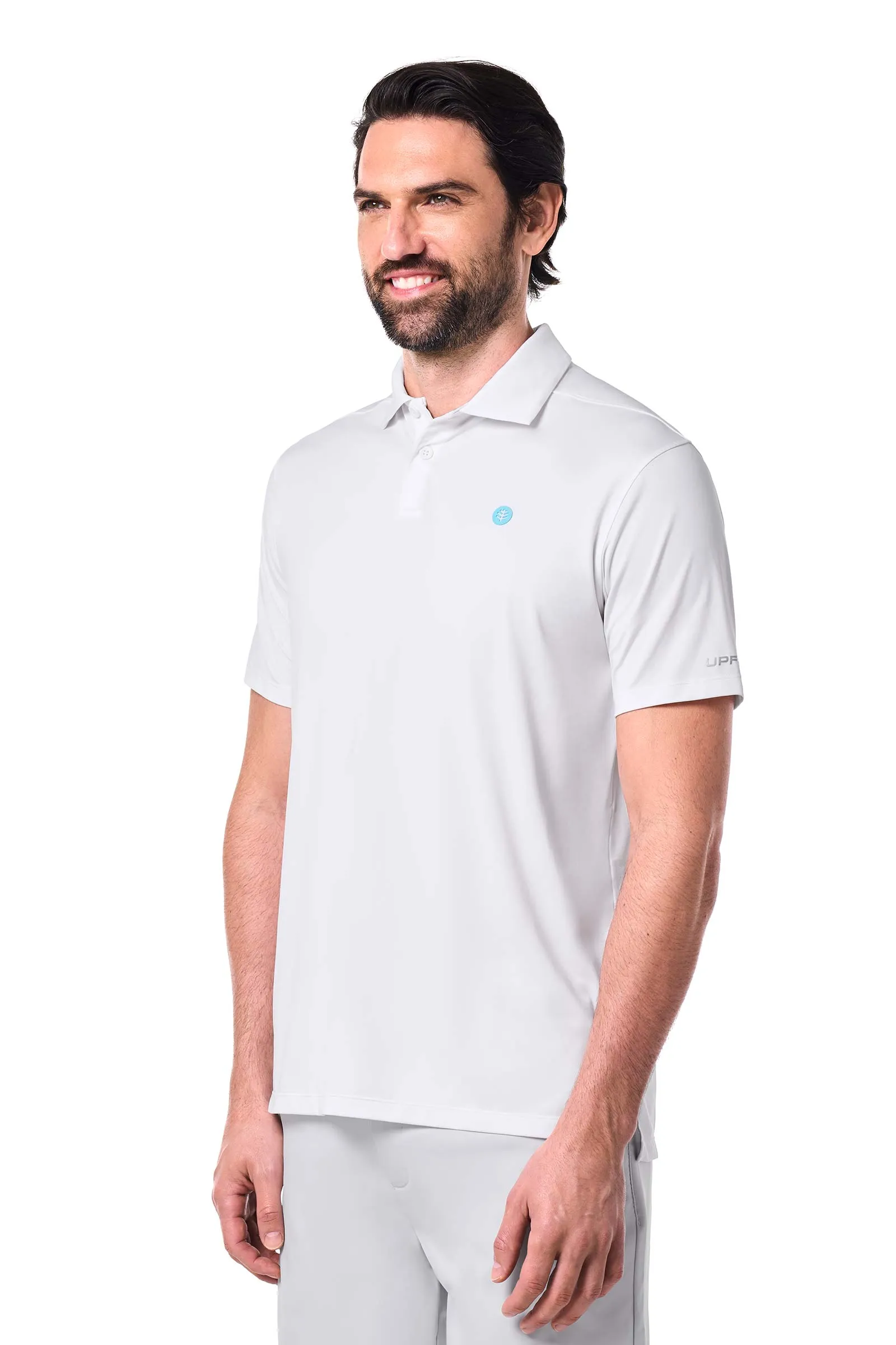 Men's Victory Lap Short Sleeve Polo | White