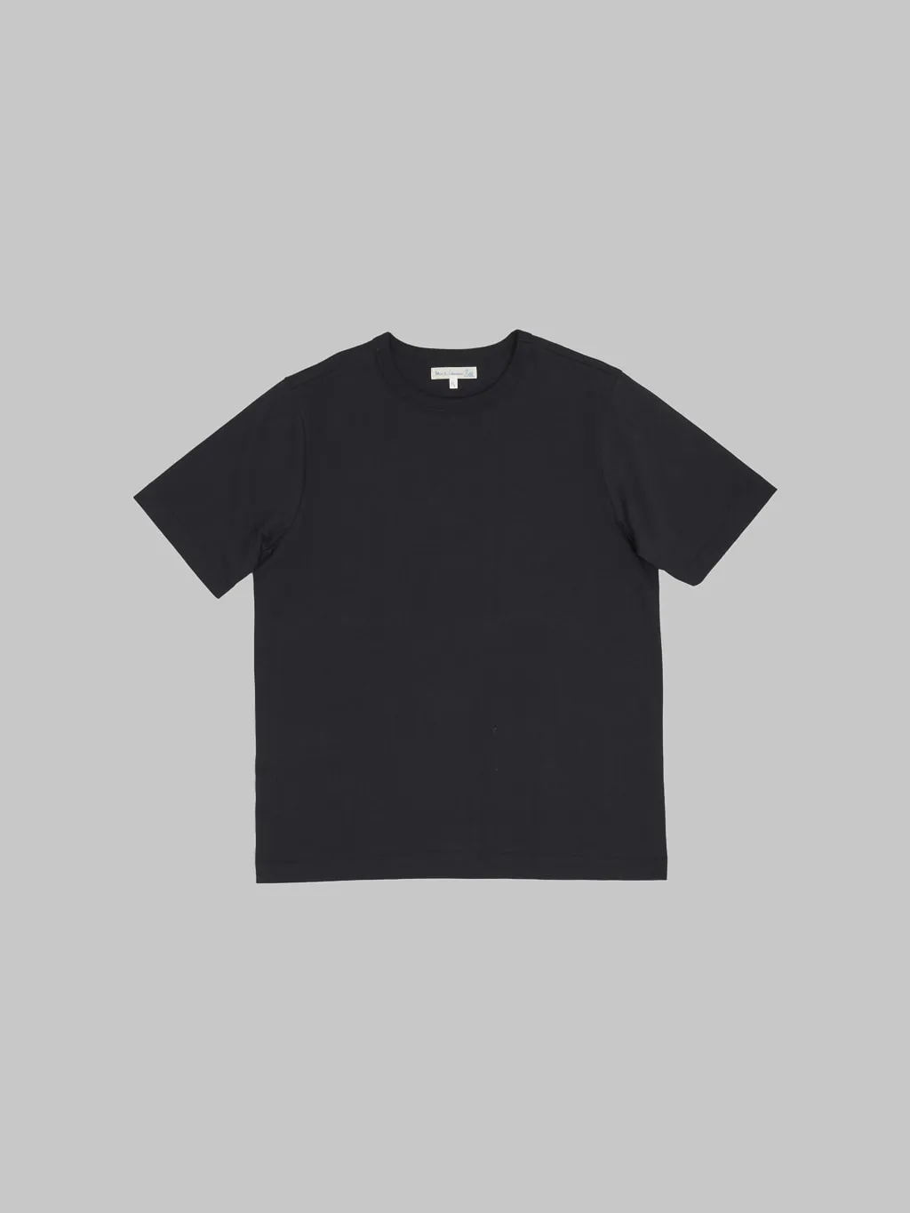 Merz b. Schwanen 214 2-Thread Heavyweight 7.2oz Crewneck Loopwheeled Relaxed Fit T-Shirt Charcoal