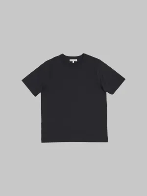 Merz b. Schwanen 214 2-Thread Heavyweight 7.2oz Crewneck Loopwheeled Relaxed Fit T-Shirt Charcoal