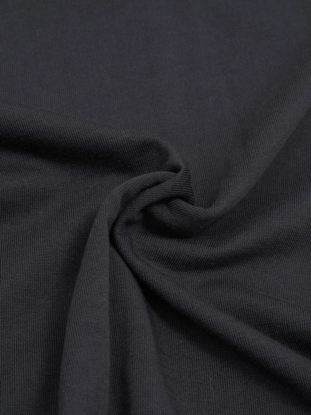 Merz b. Schwanen 214 2-Thread Heavyweight 7.2oz Crewneck Loopwheeled Relaxed Fit T-Shirt Charcoal