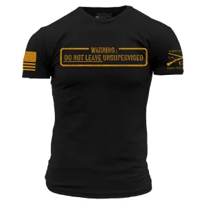 Needs Supervision T-Shirt - Black