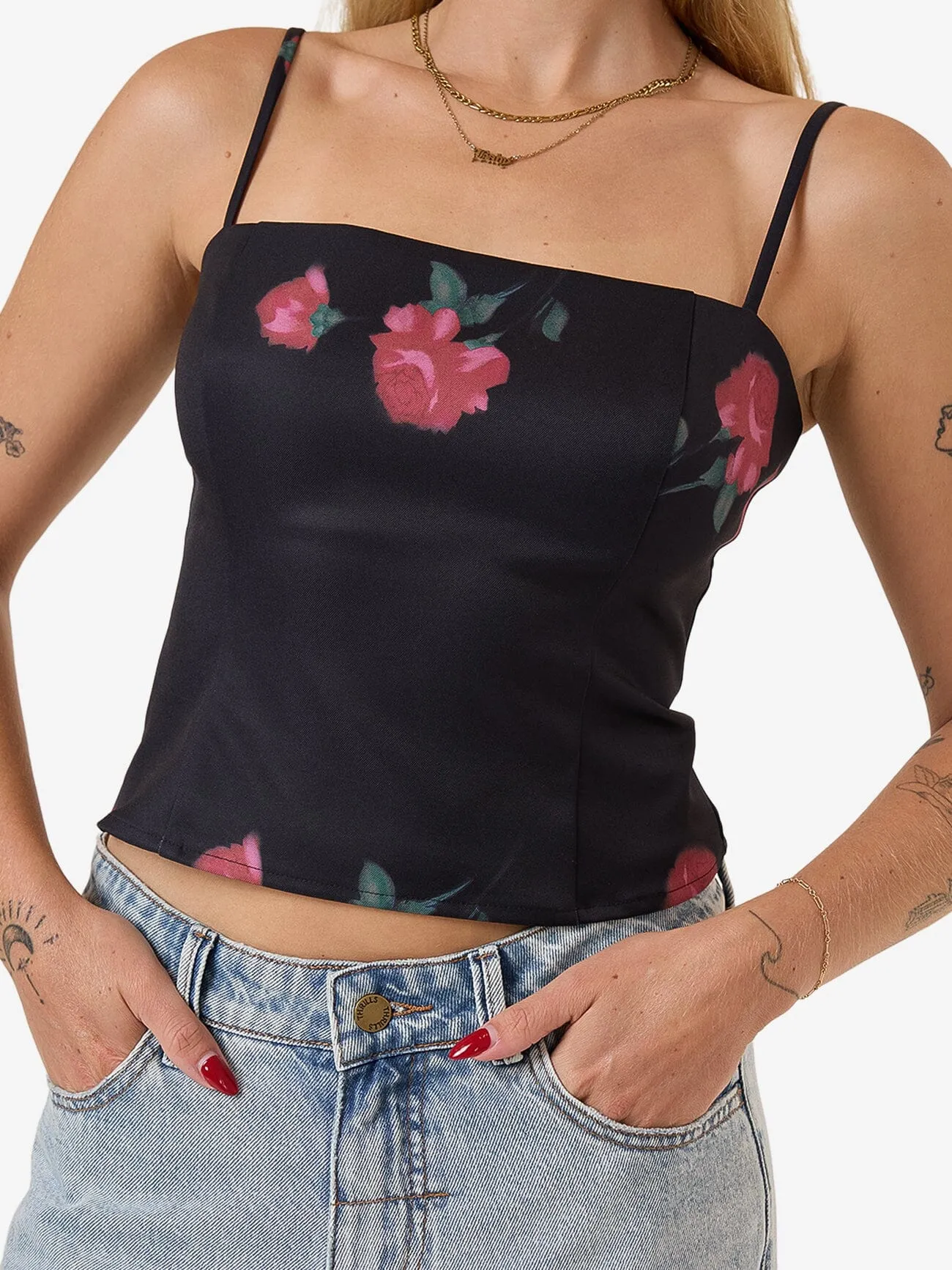 No Promises Edie Top - Black