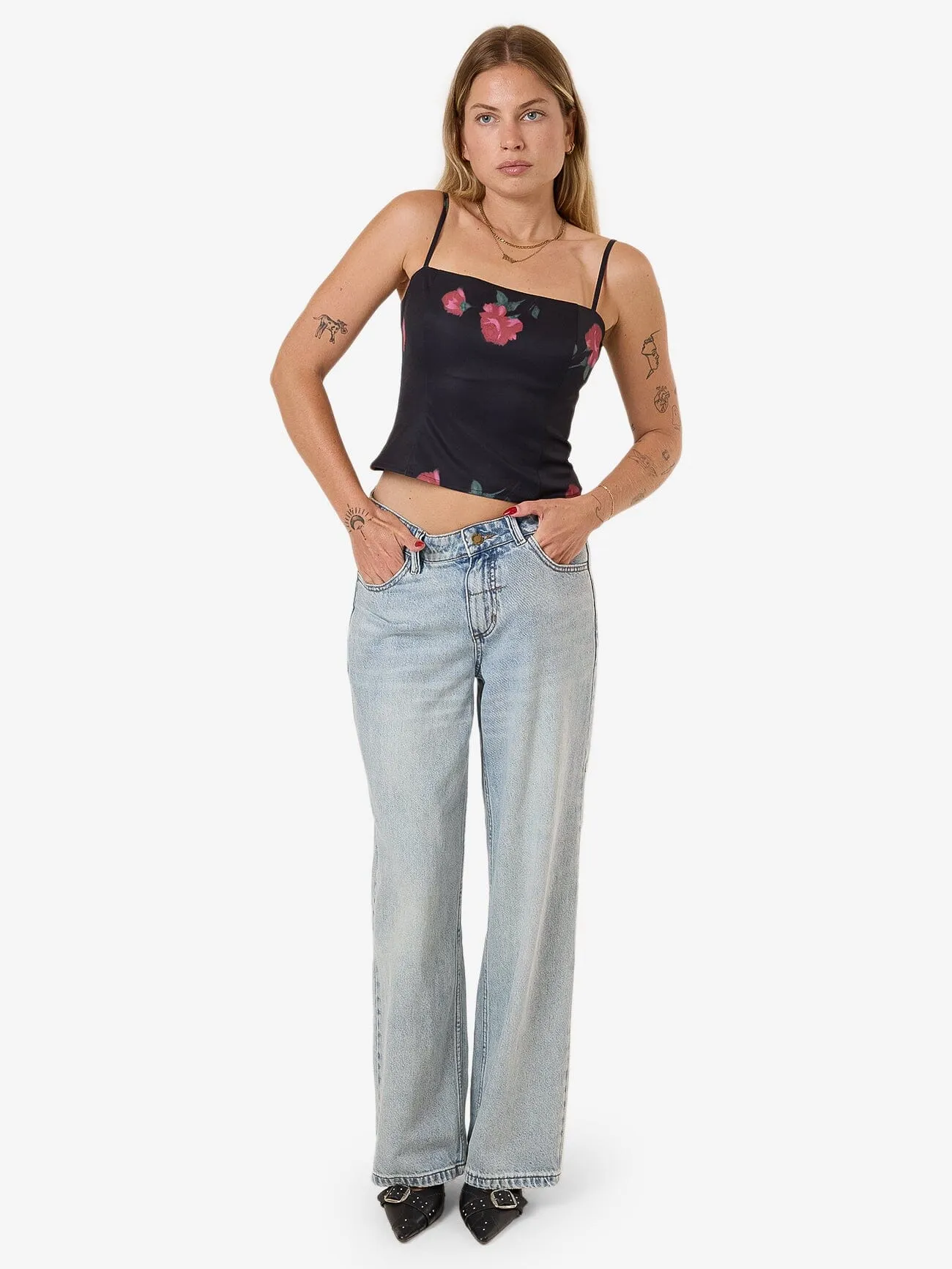No Promises Edie Top - Black