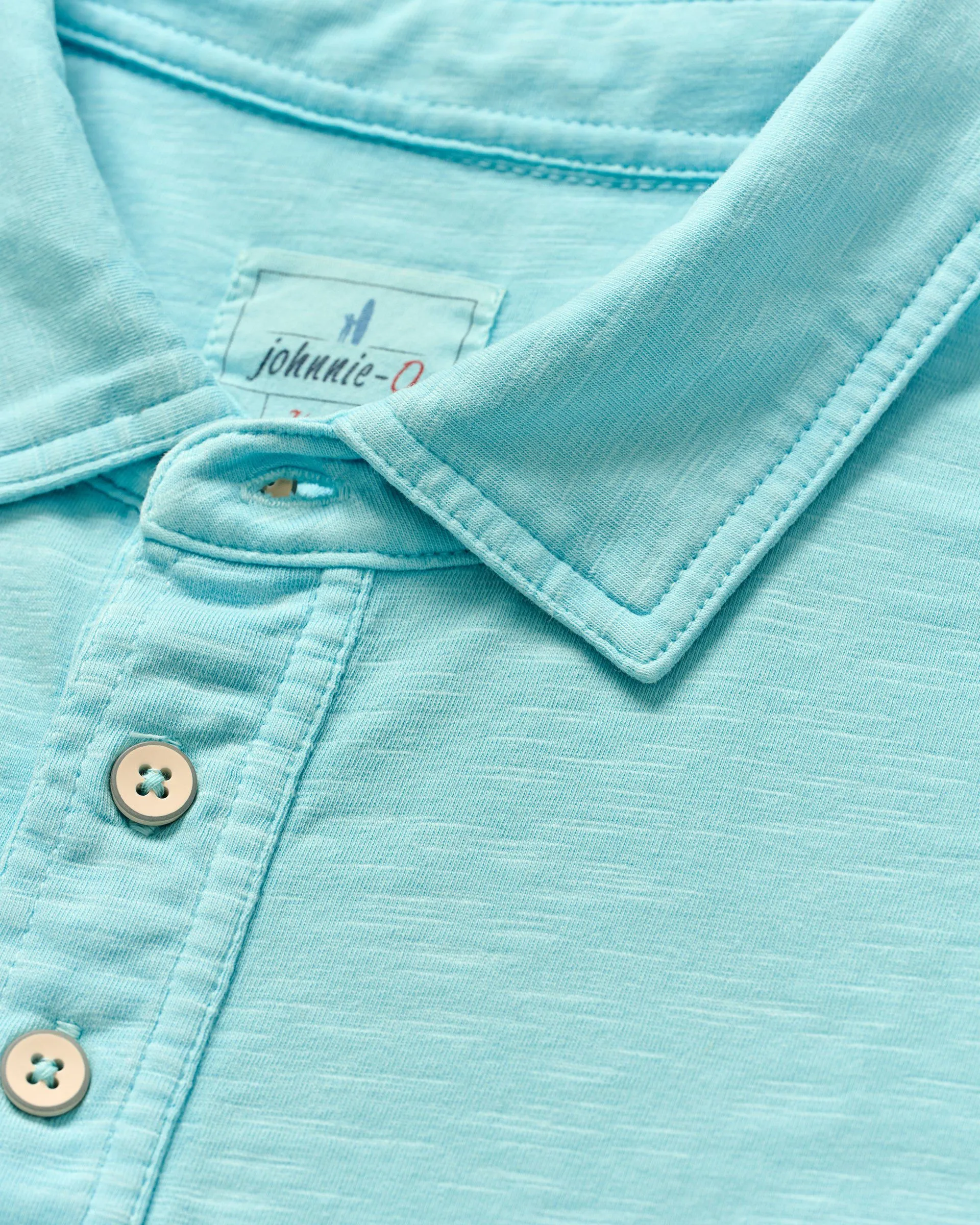 Original 4-Button Polo - Coastal Wash
