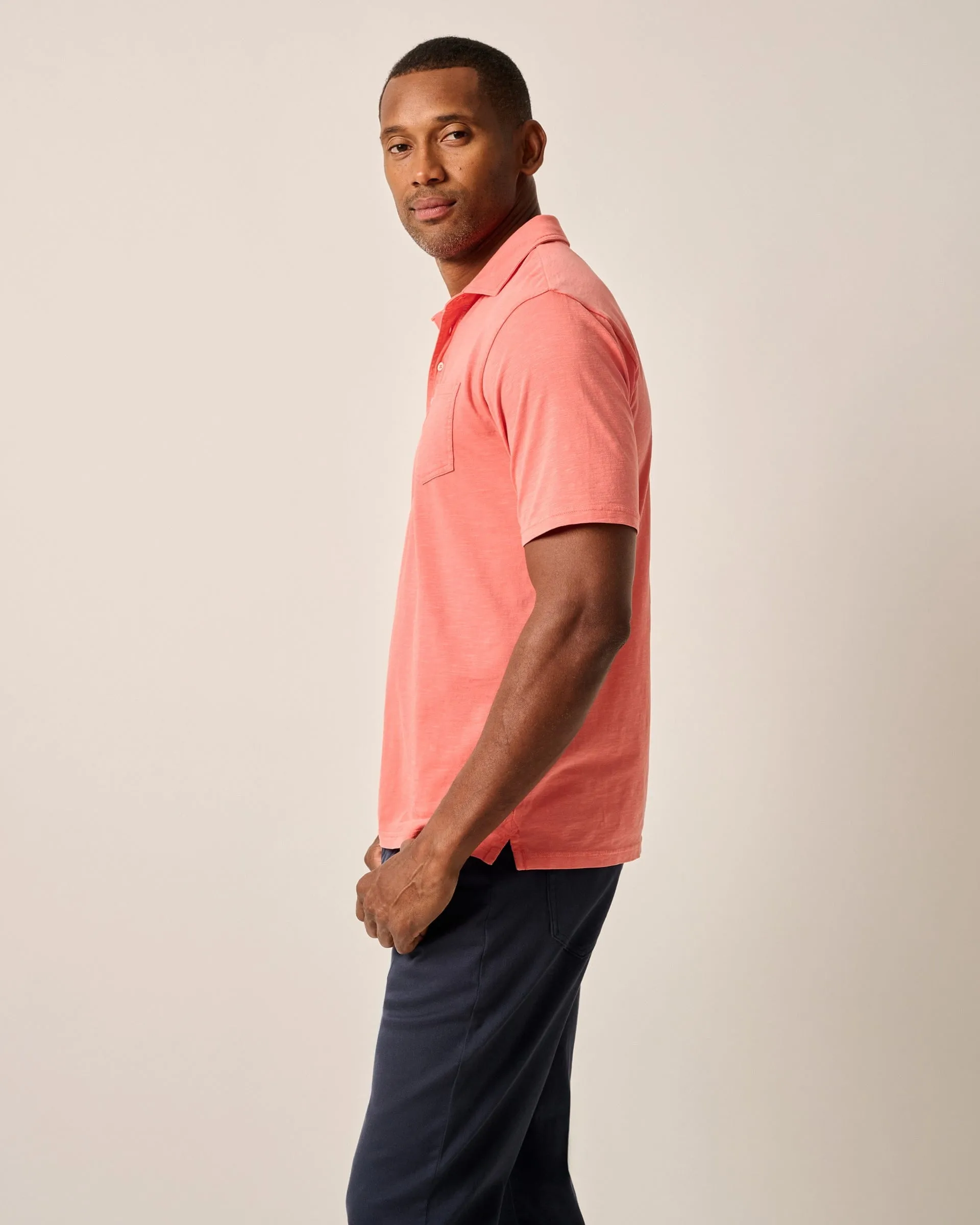 Original 4-Button Polo - Coastal Wash