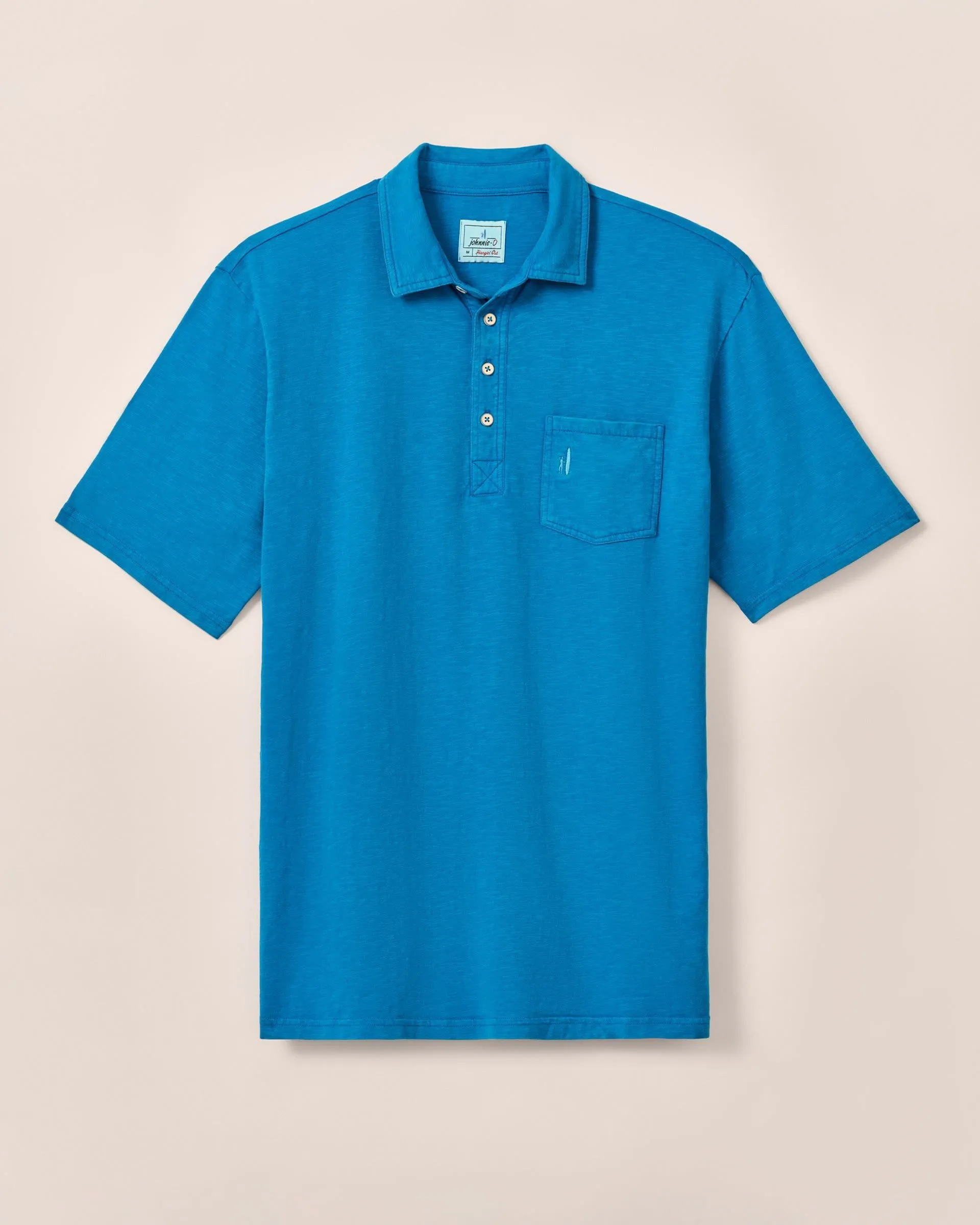 Original 4-Button Polo - Coastal Wash