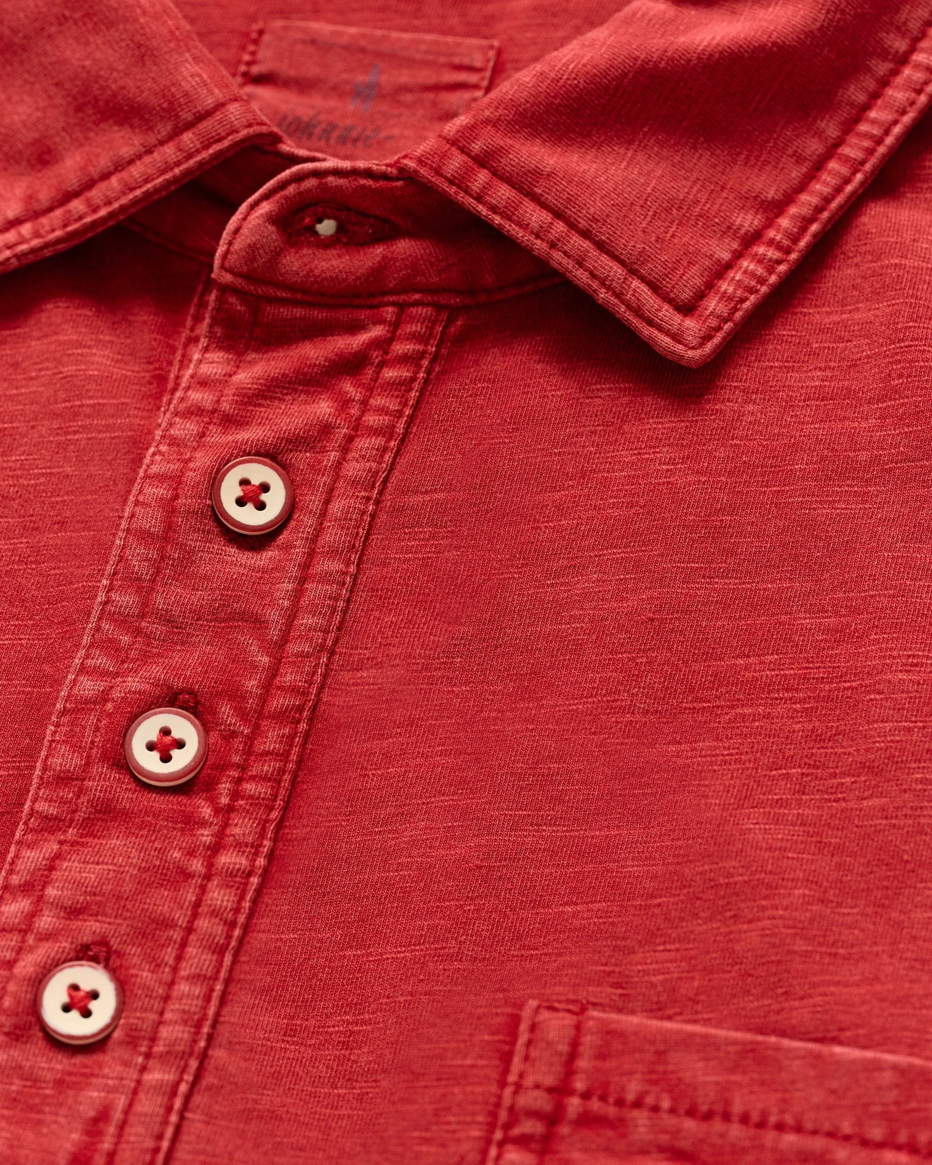 Original 4-Button Polo - Coastal Wash