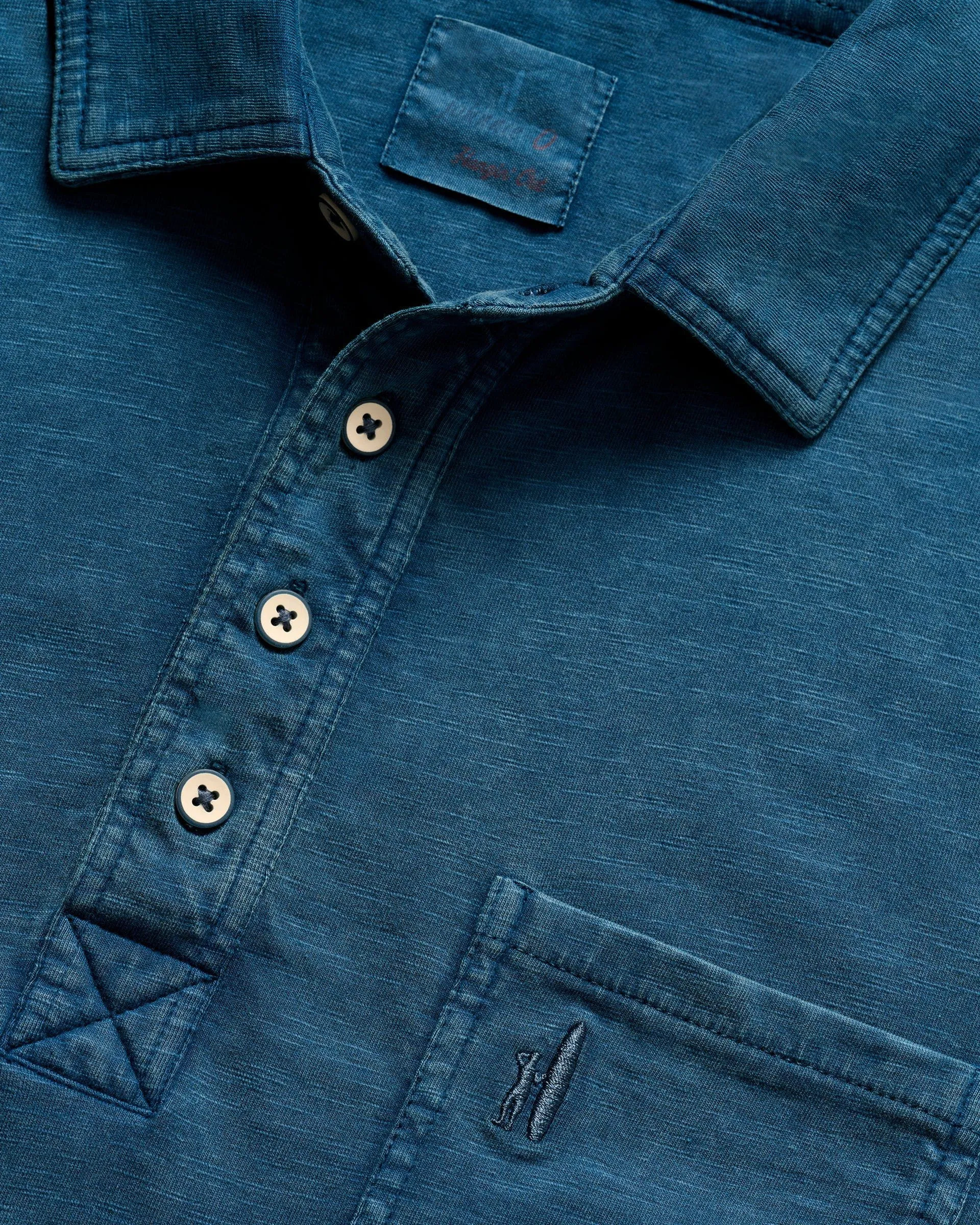 Original 4-Button Polo - Coastal Wash