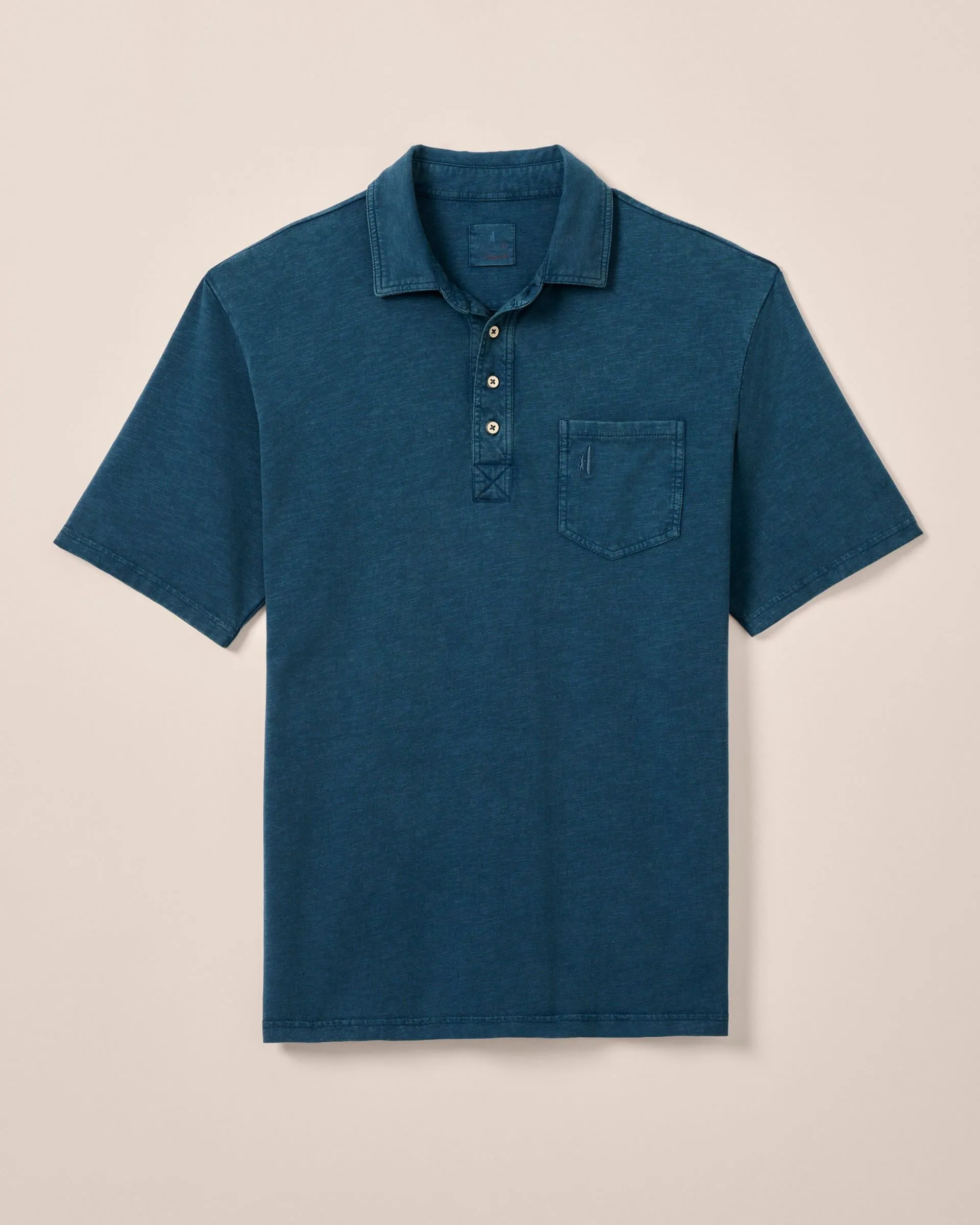 Original 4-Button Polo - Coastal Wash