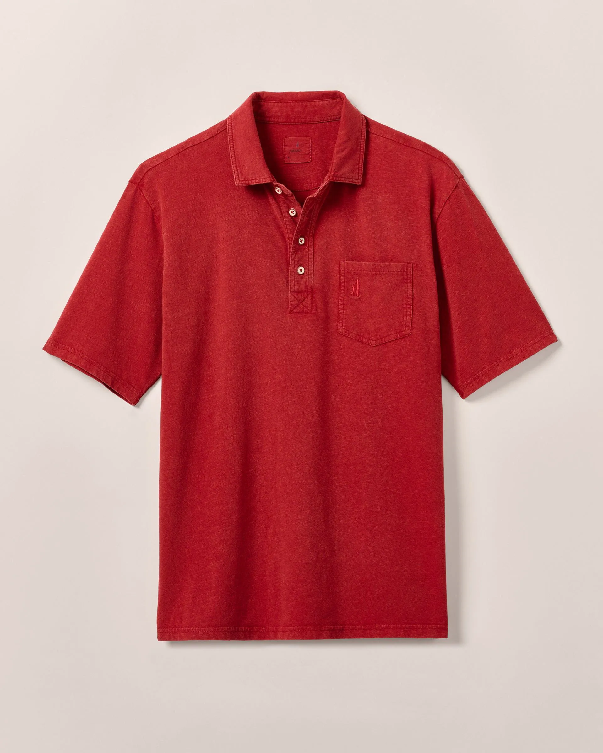Original 4-Button Polo - Coastal Wash