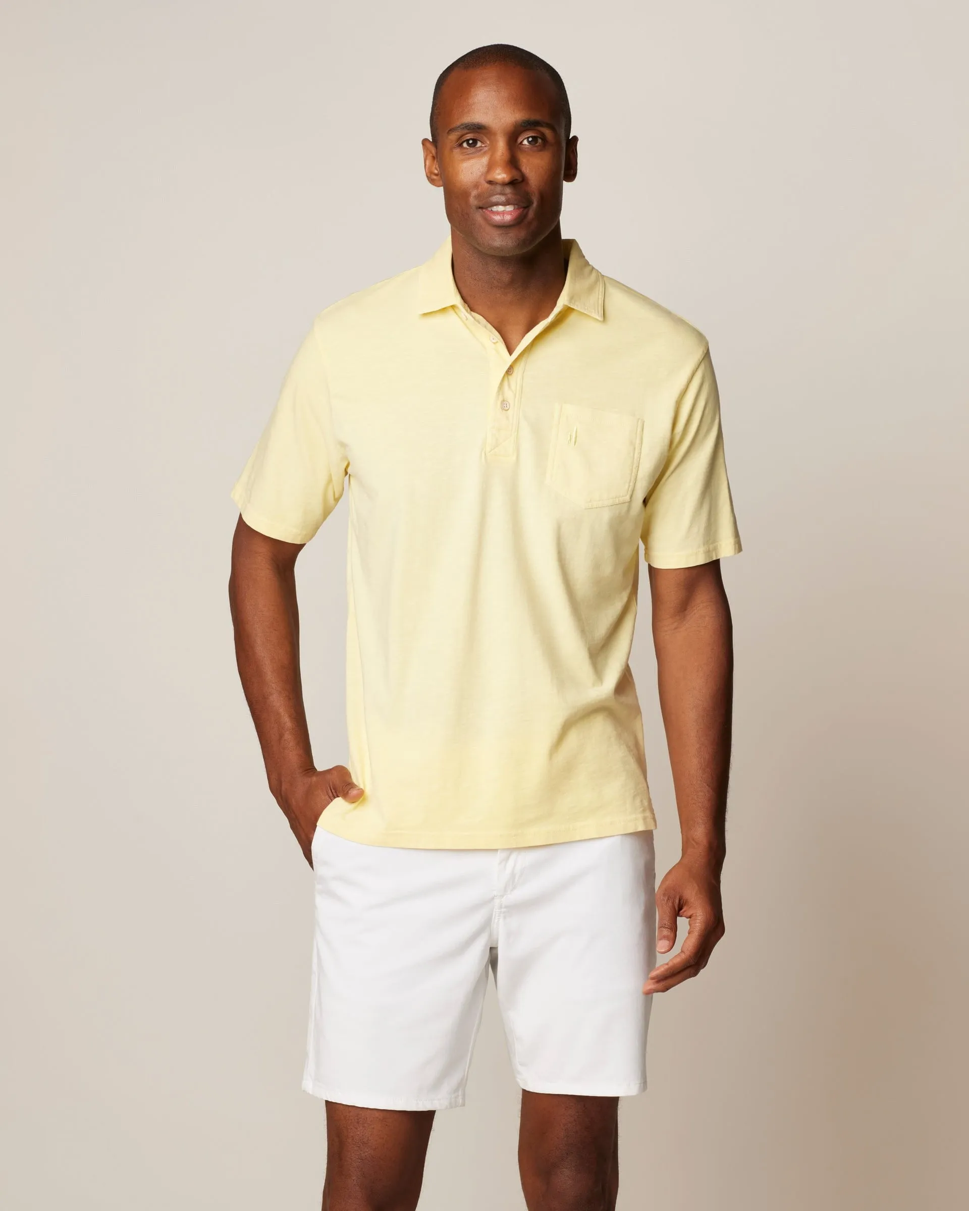 Original 4-Button Polo - Coastal Wash