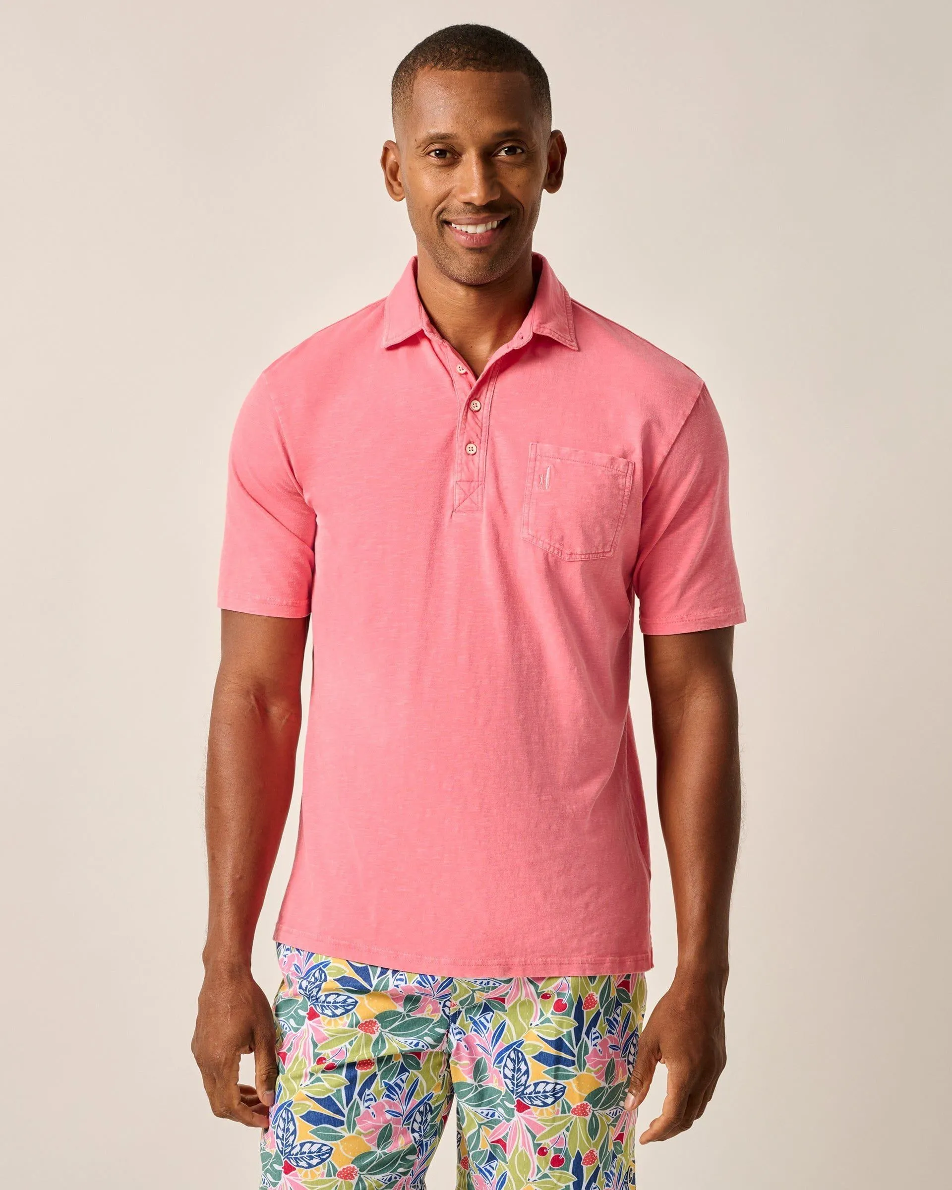 Original 4-Button Polo - Coastal Wash