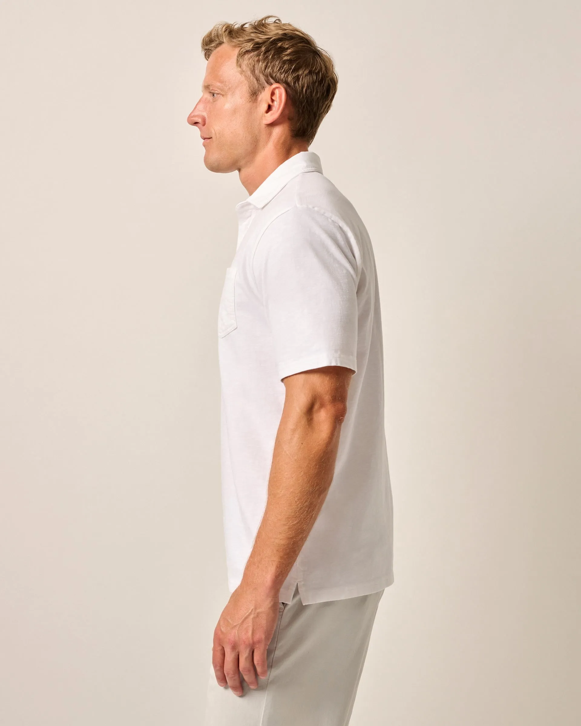 Original 4-Button Polo - Coastal Wash