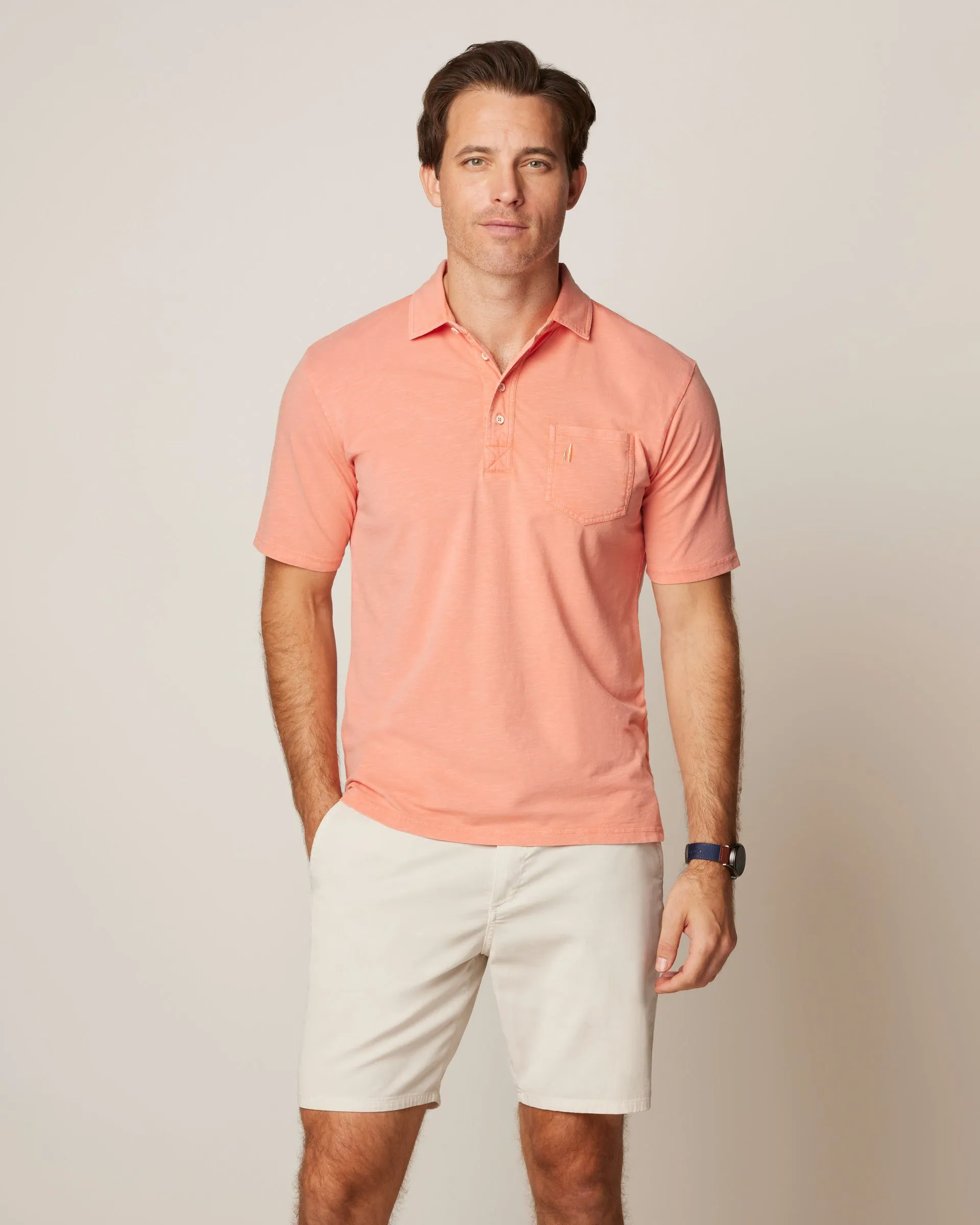 Original 4-Button Polo - Coastal Wash
