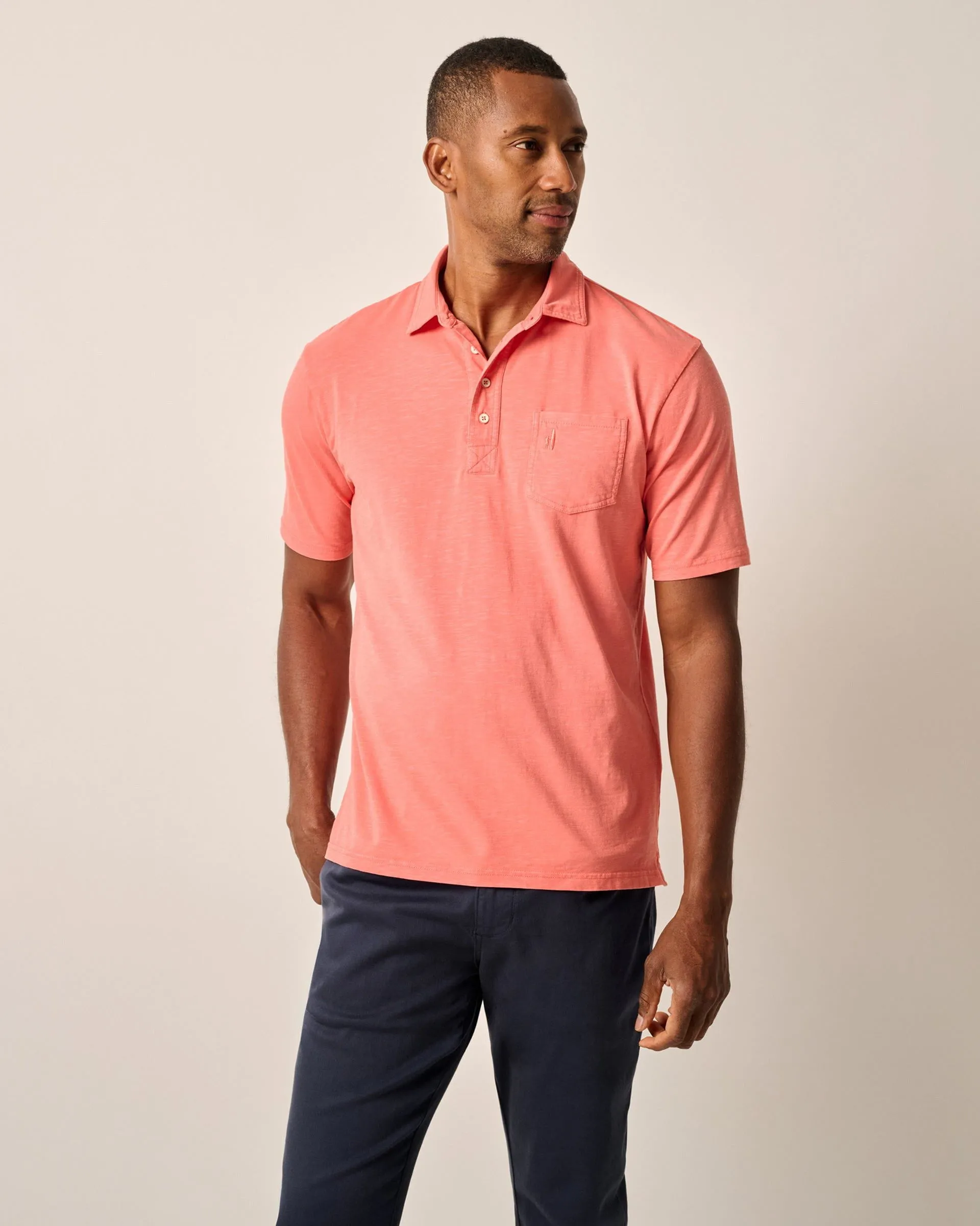 Original 4-Button Polo - Coastal Wash