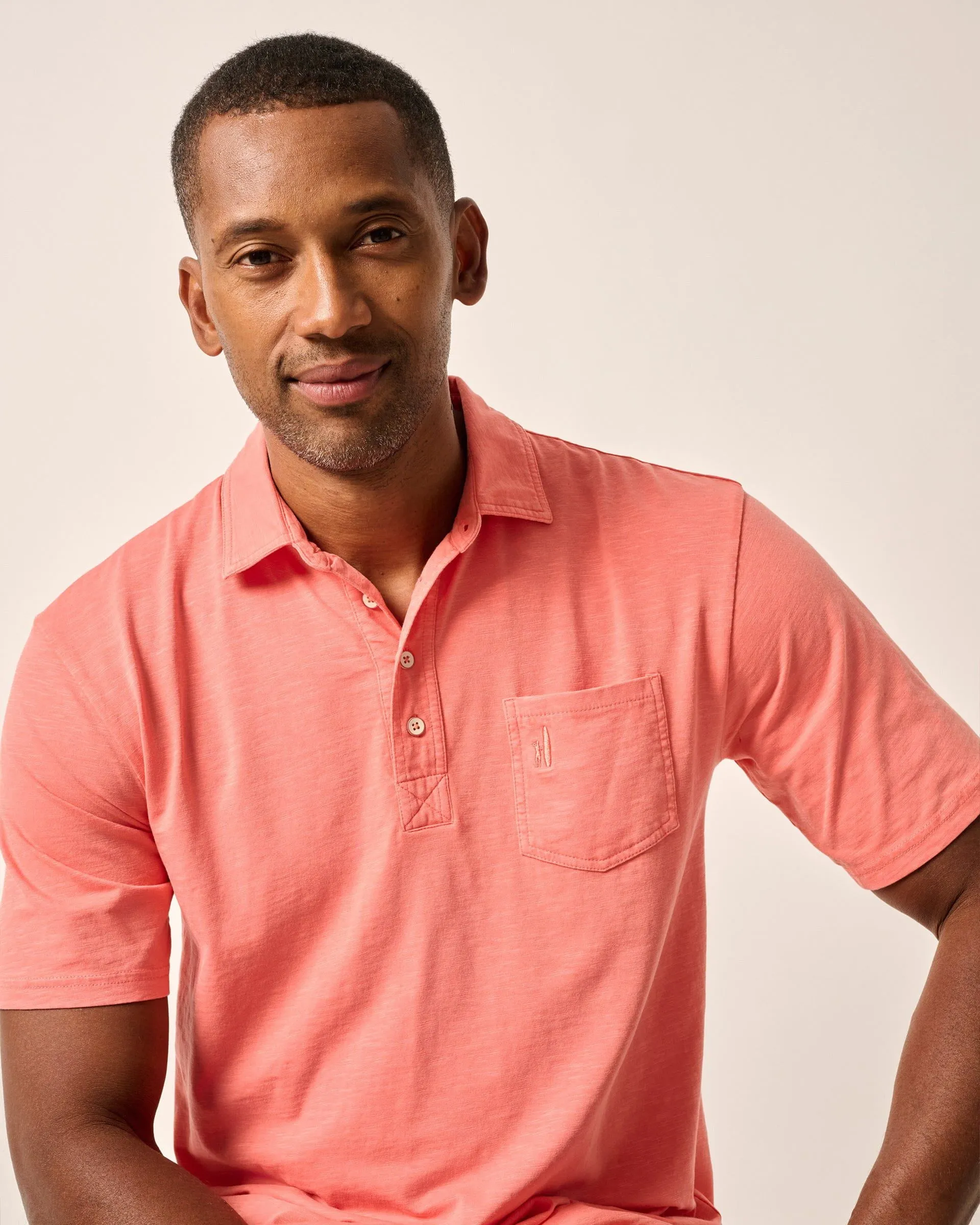 Original 4-Button Polo - Coastal Wash
