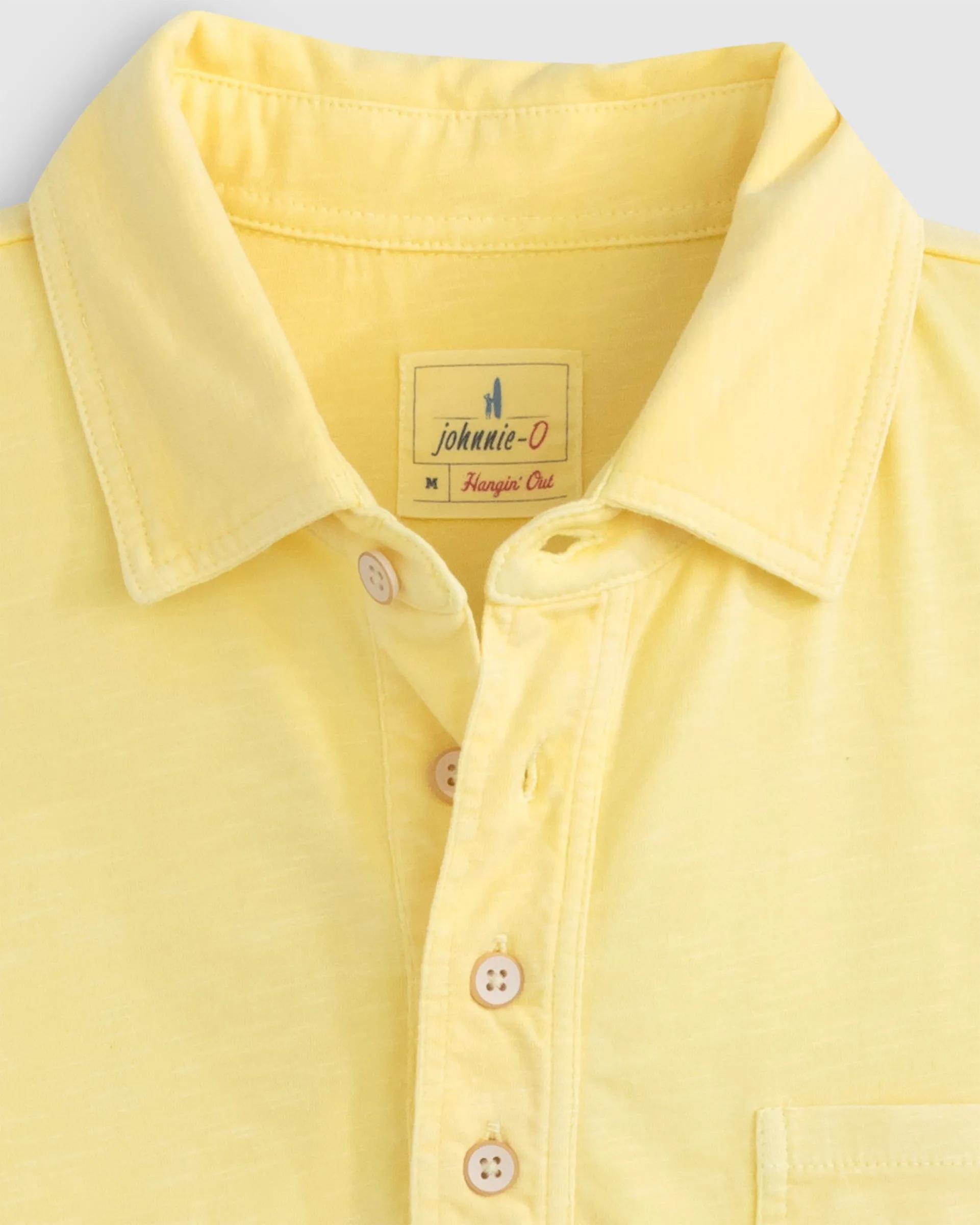 Original 4-Button Polo - Coastal Wash
