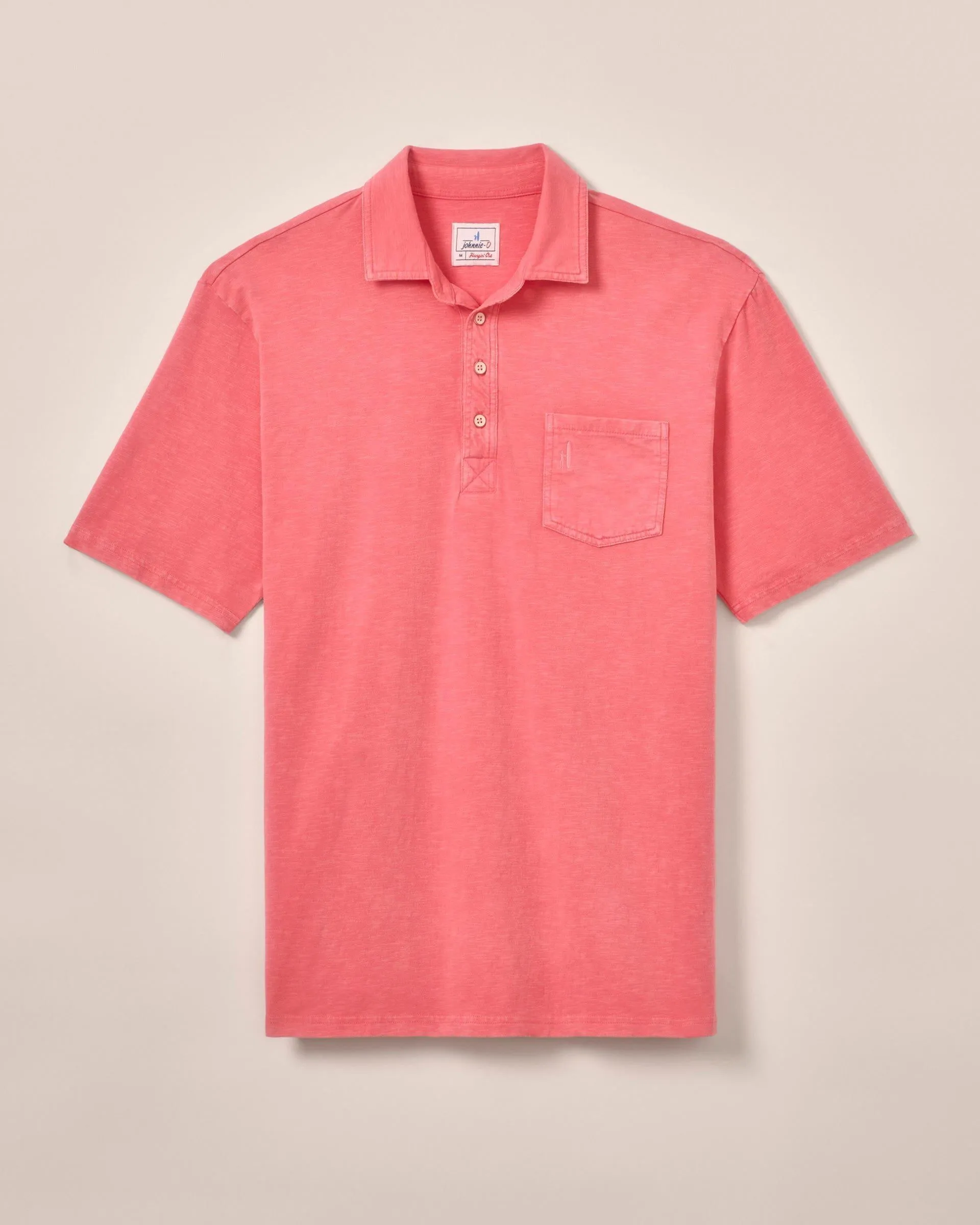 Original 4-Button Polo - Coastal Wash