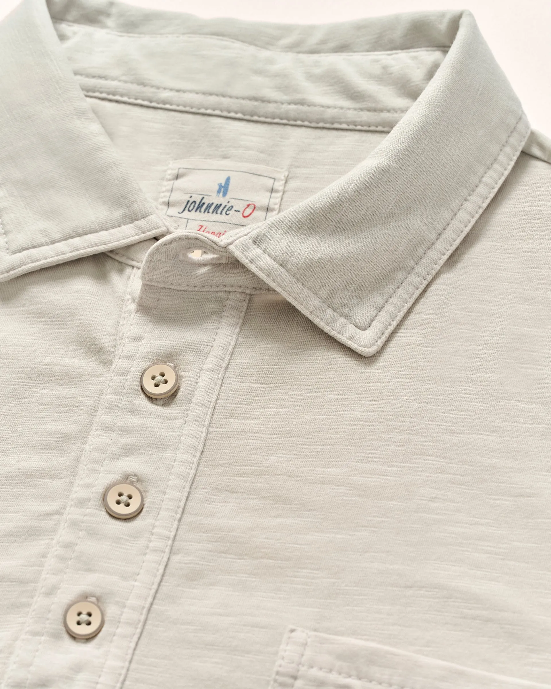 Original 4-Button Polo - Coastal Wash