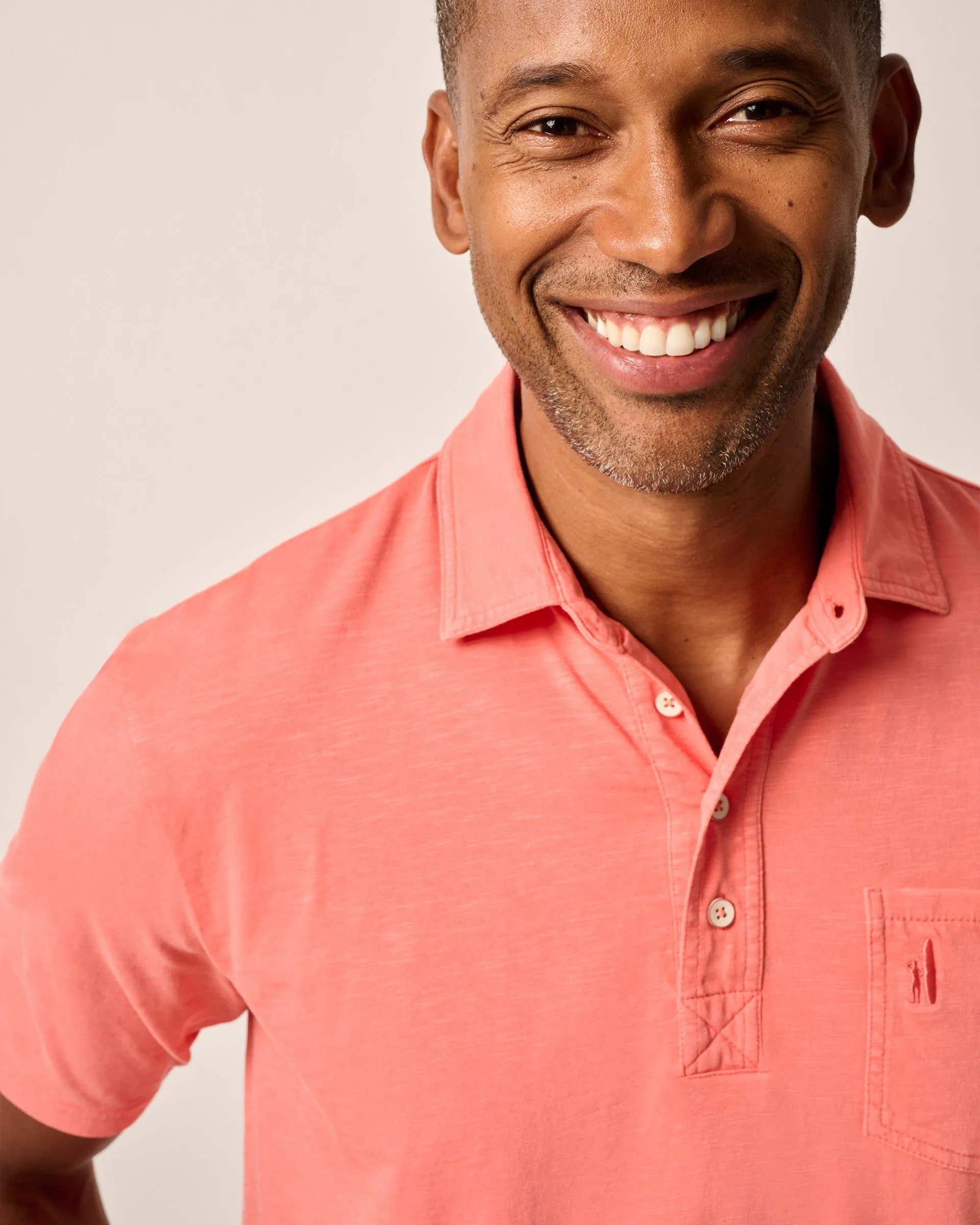 Original 4-Button Polo - Coastal Wash
