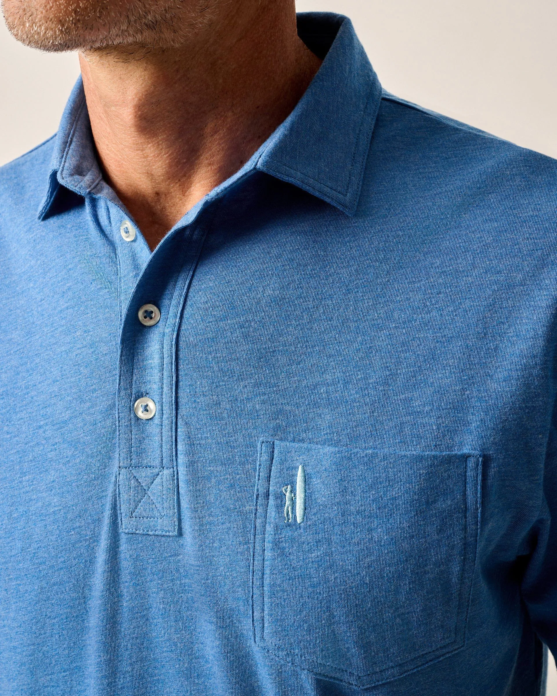 Original 4-Button Polo - Heathered 2.0