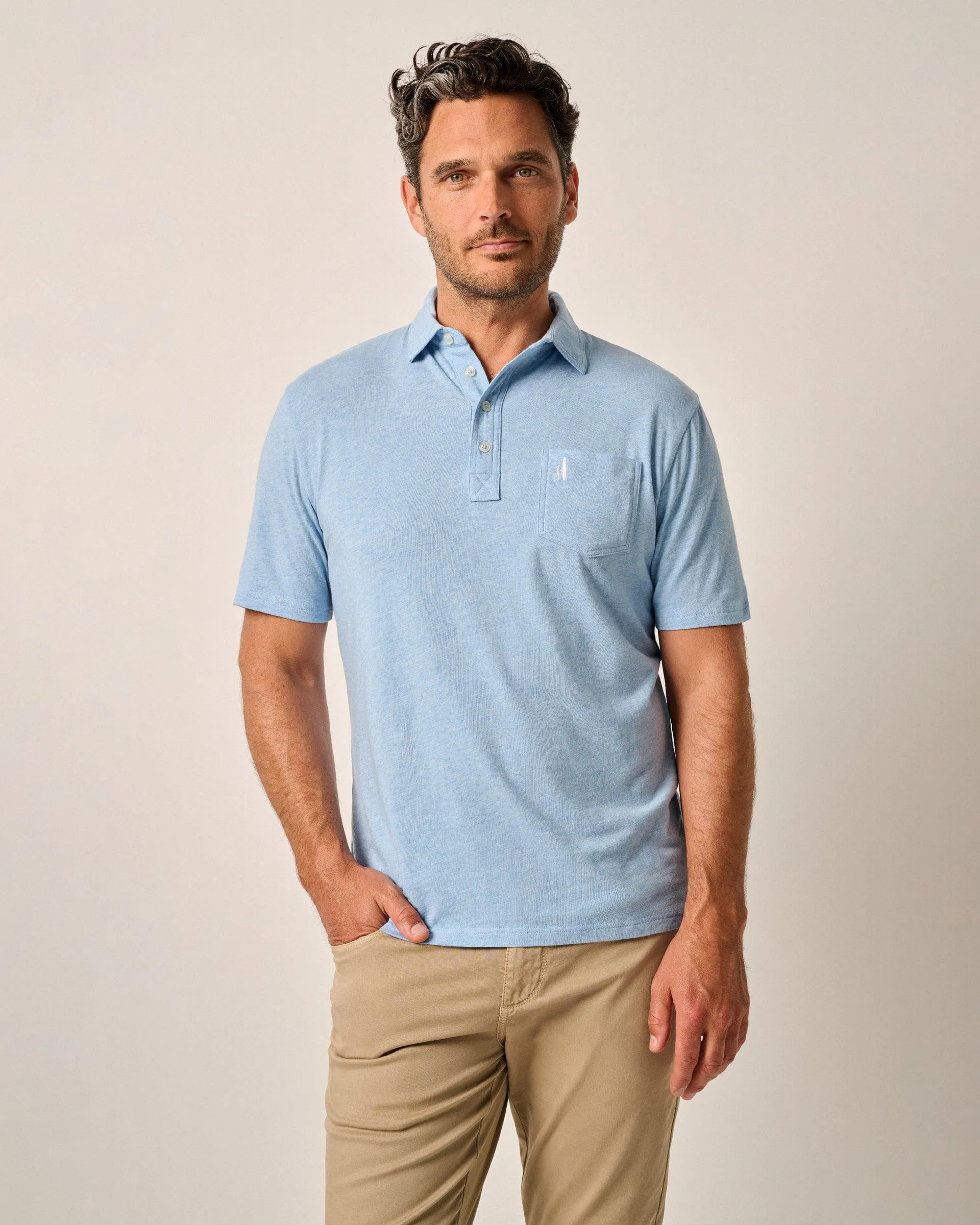 Original 4-Button Polo - Heathered 2.0