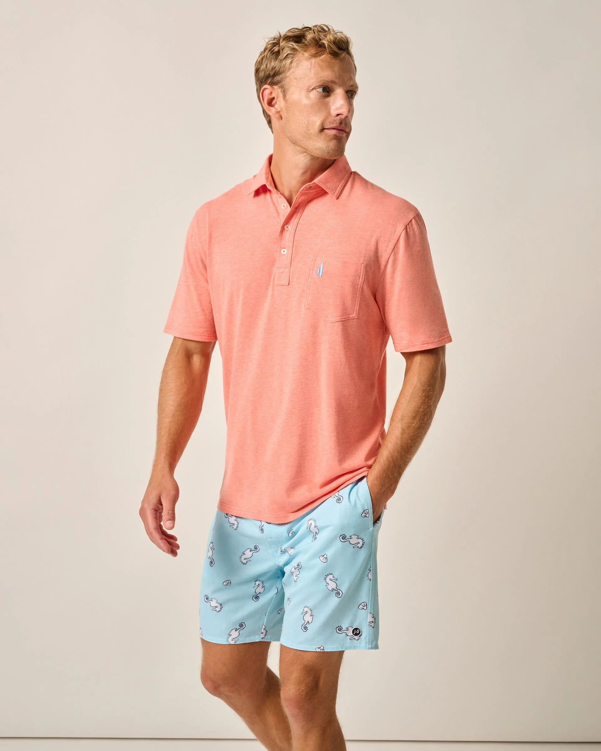 Original 4-Button Polo - Heathered 2.0