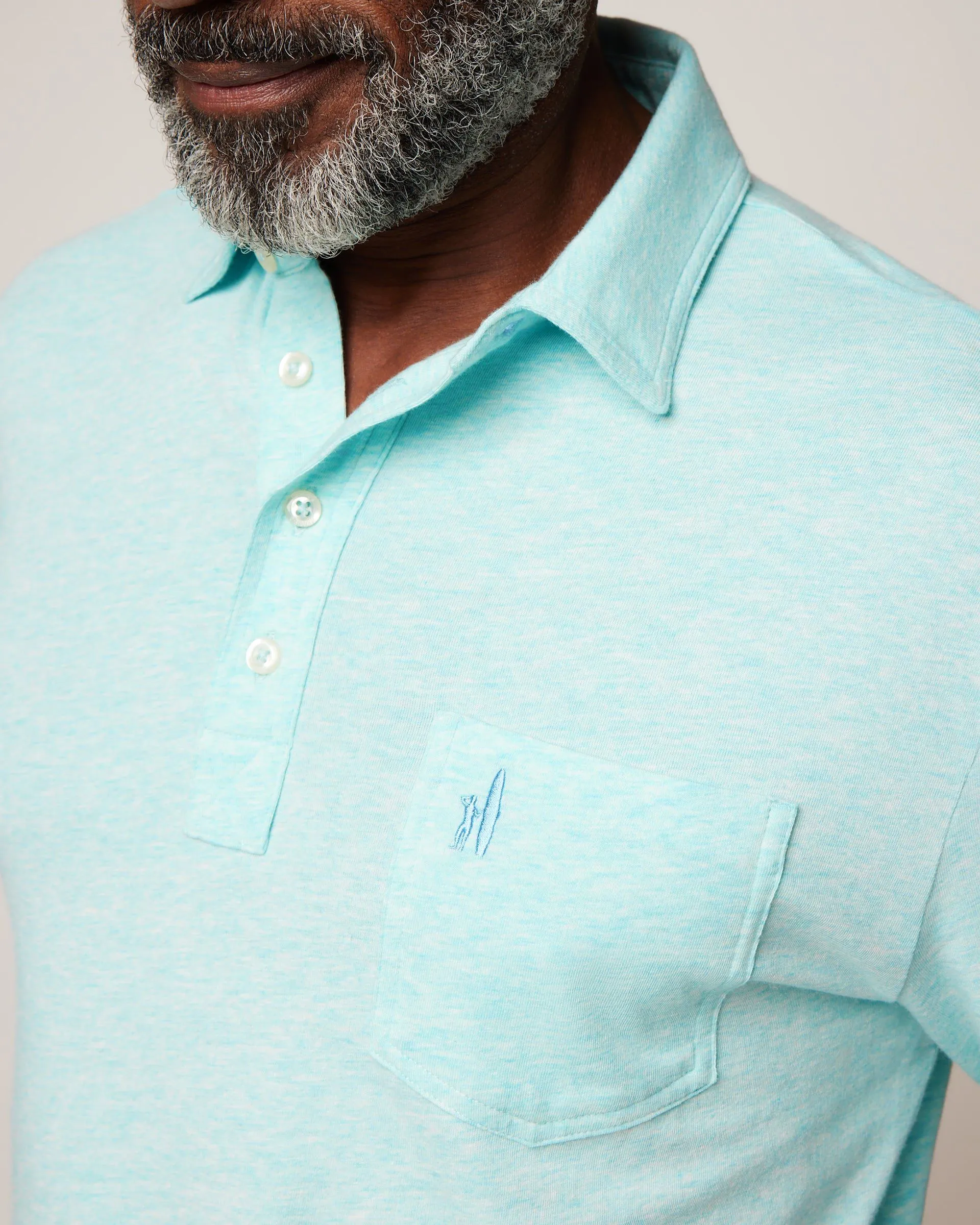 Original 4-Button Polo - Heathered 2.0