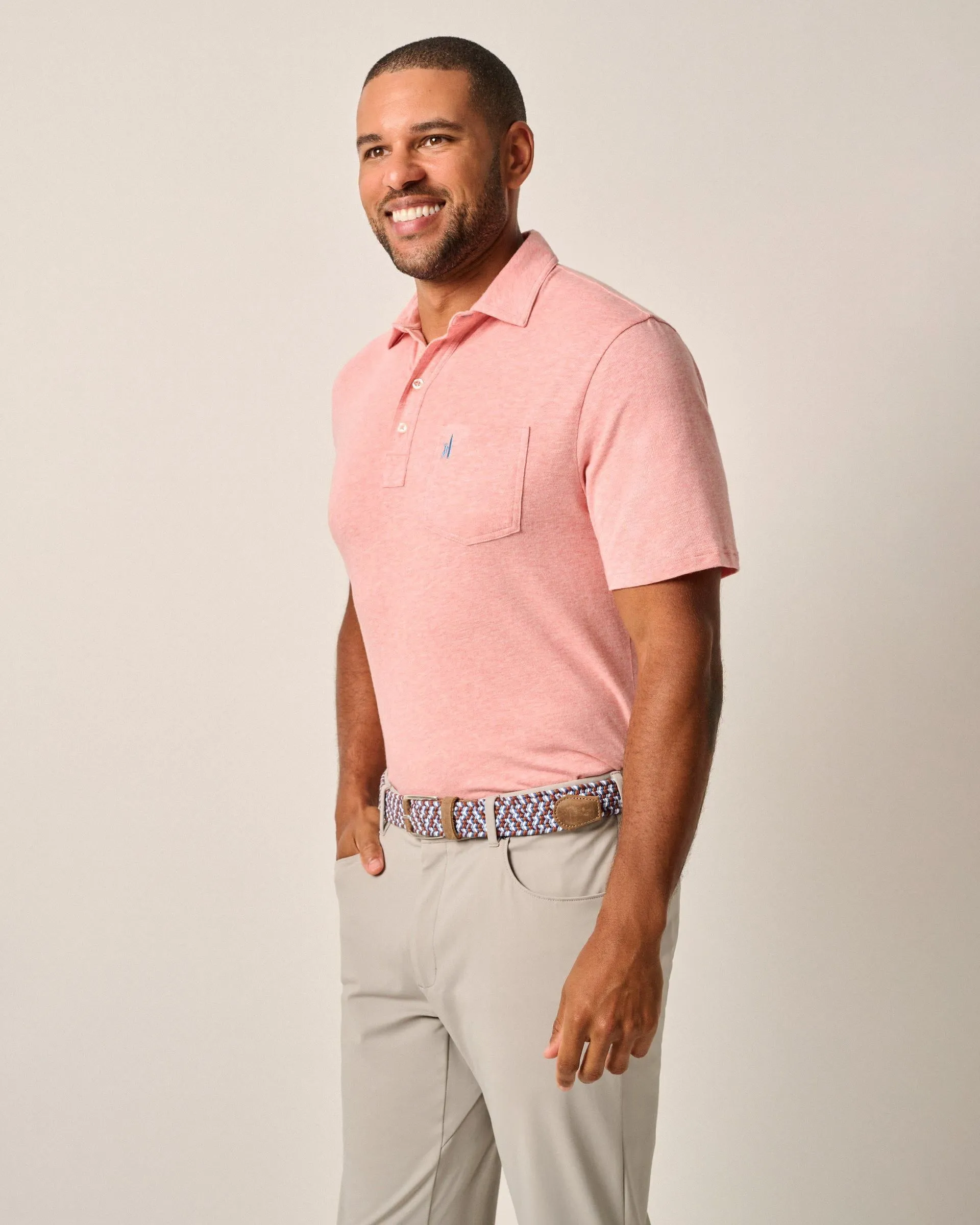 Original 4-Button Polo - Heathered 2.0