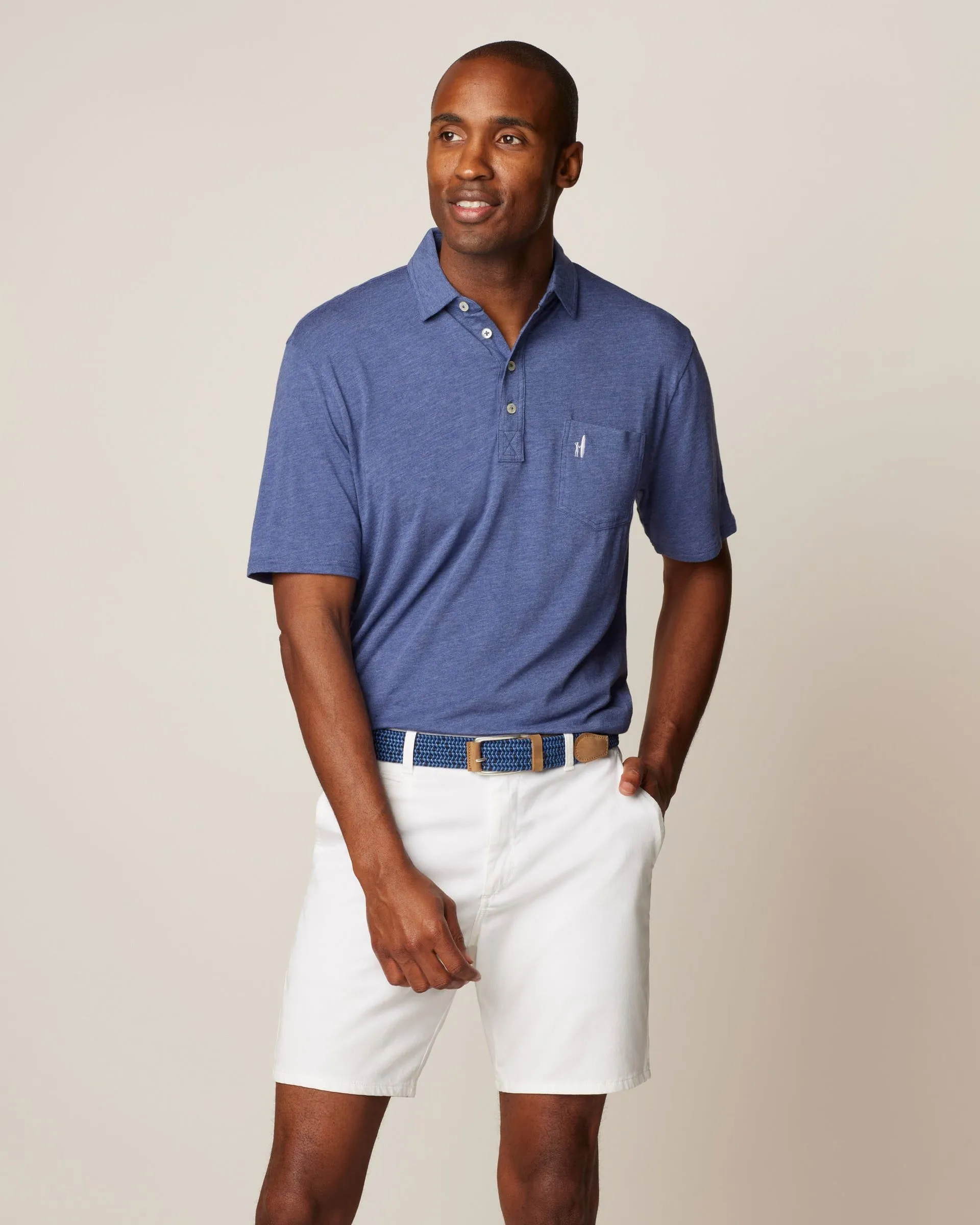 Original 4-Button Polo - Heathered 2.0