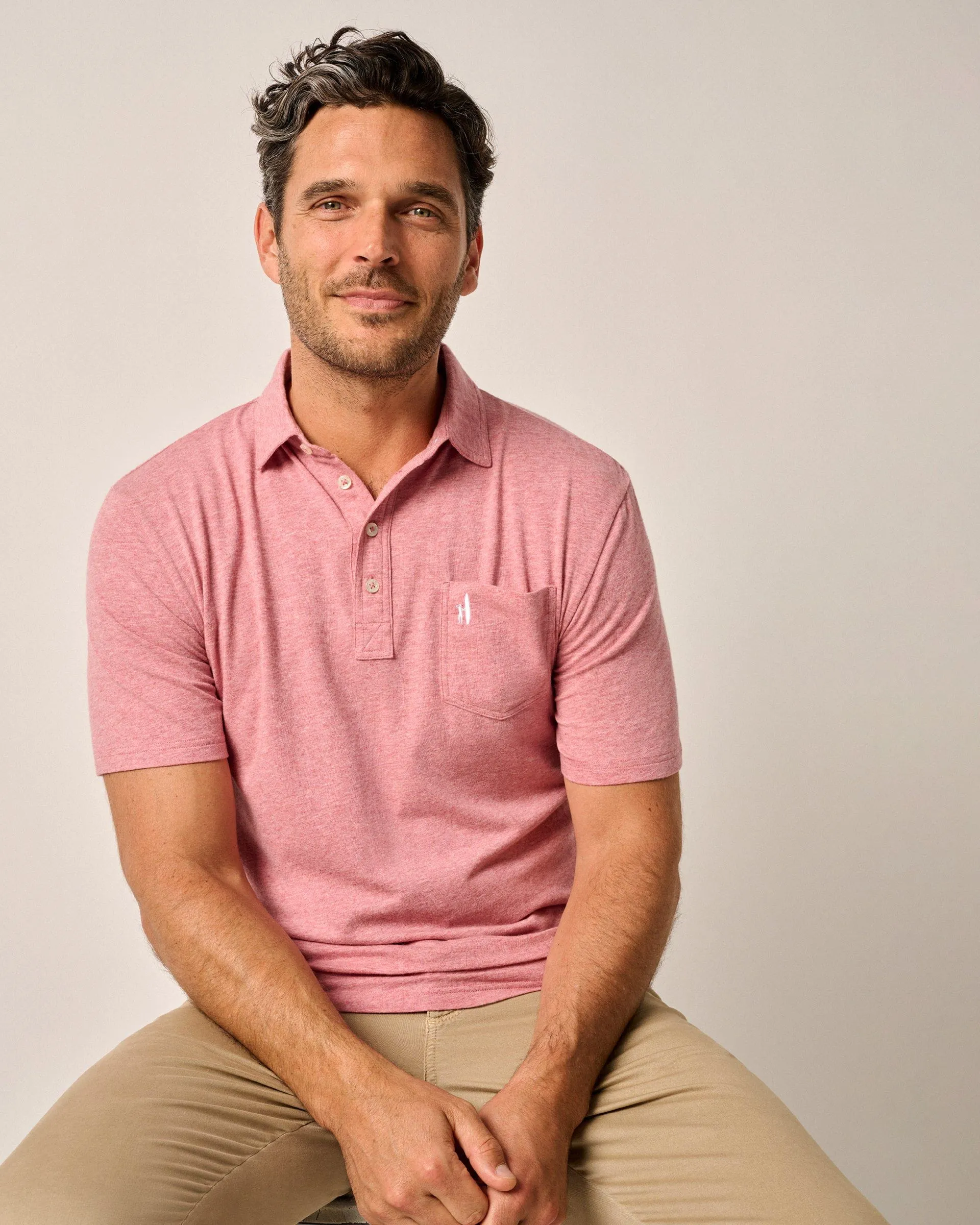 Original 4-Button Polo - Heathered 2.0
