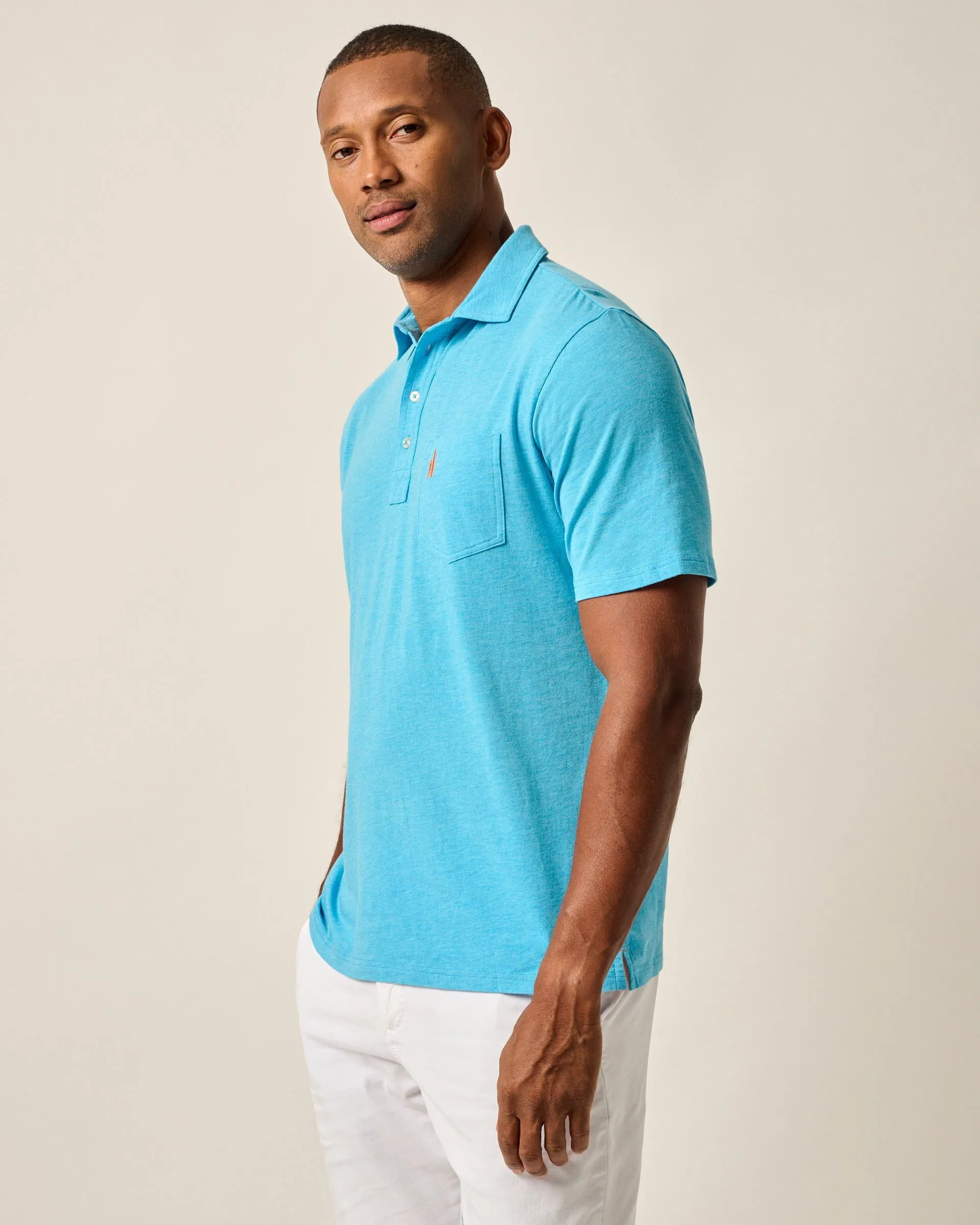 Original 4-Button Polo - Heathered 2.0